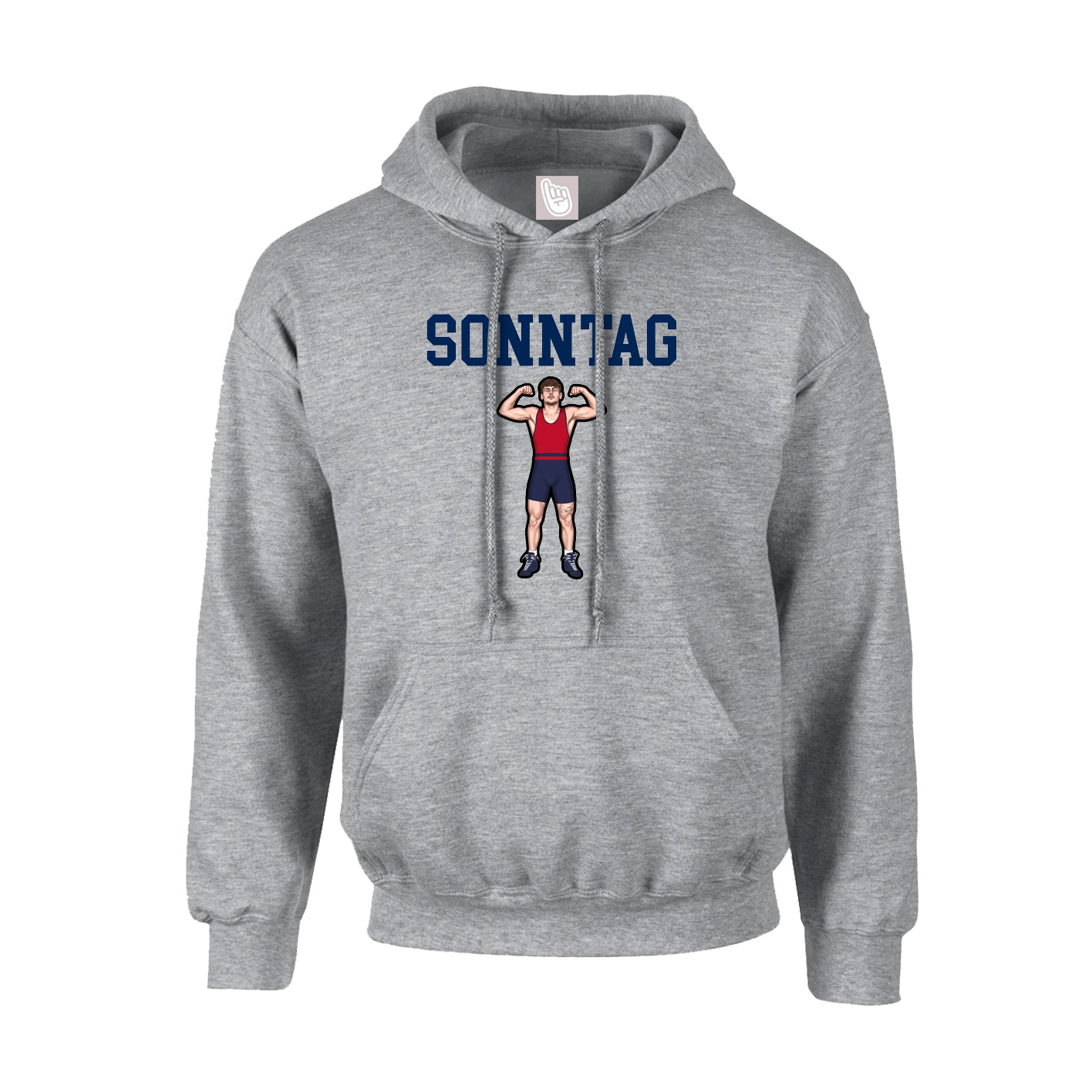 Hoodie — Shirsey in Grey
