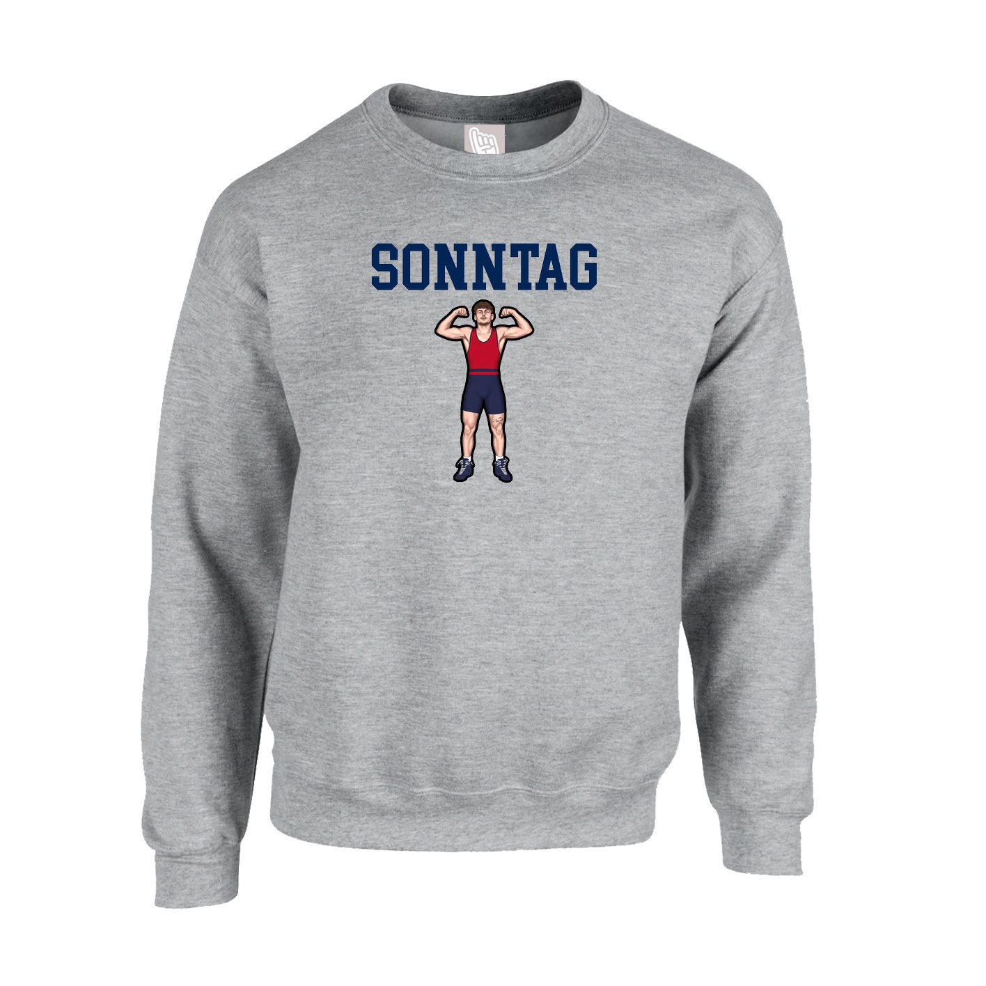Fleece Crew — Shirsey in Grey