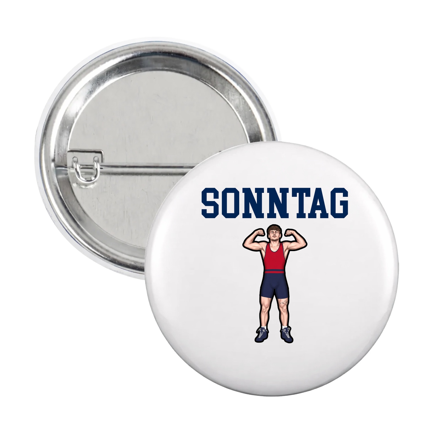 Game Day Button — Shirsey in White