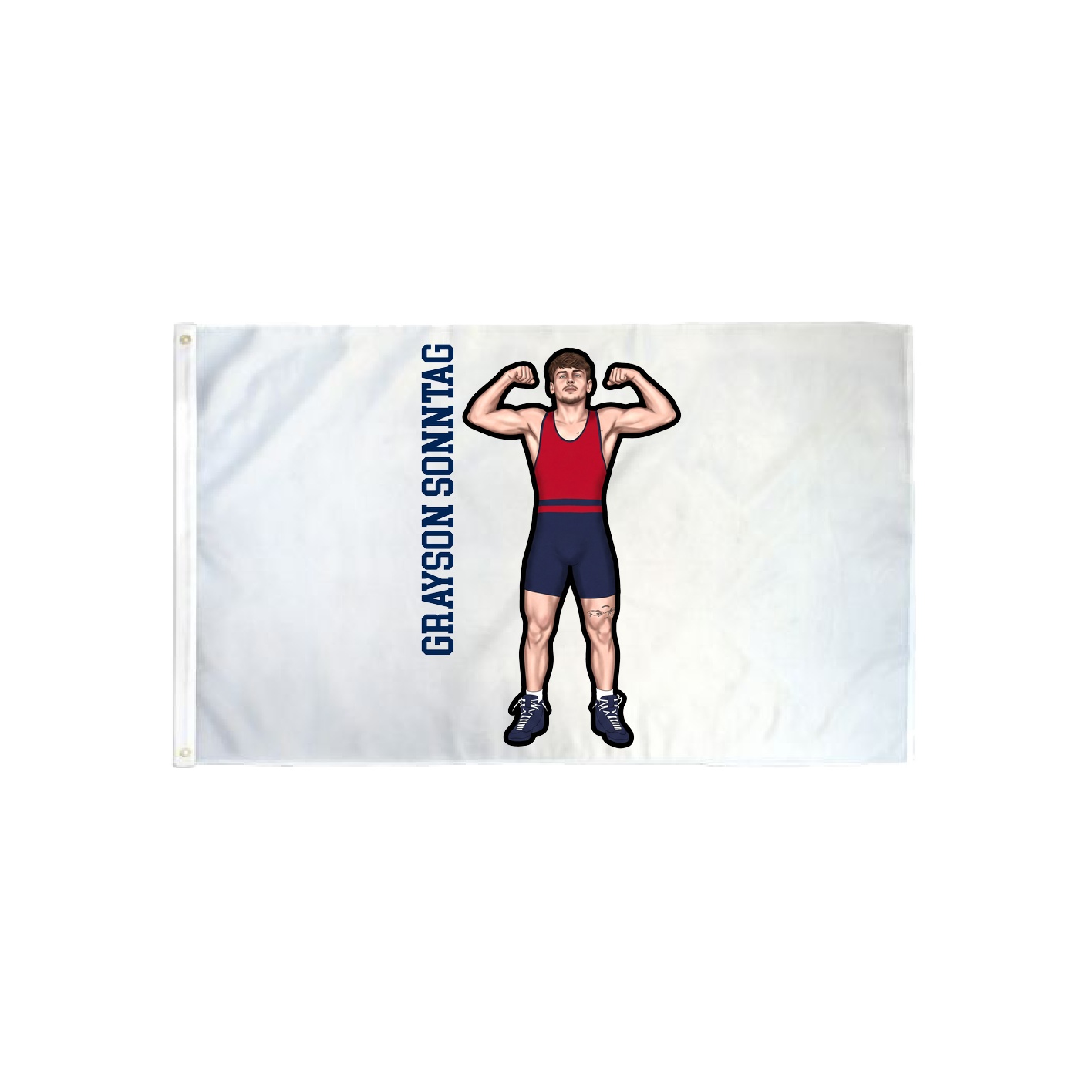 3x5 Flag — Name Vertical in Classic