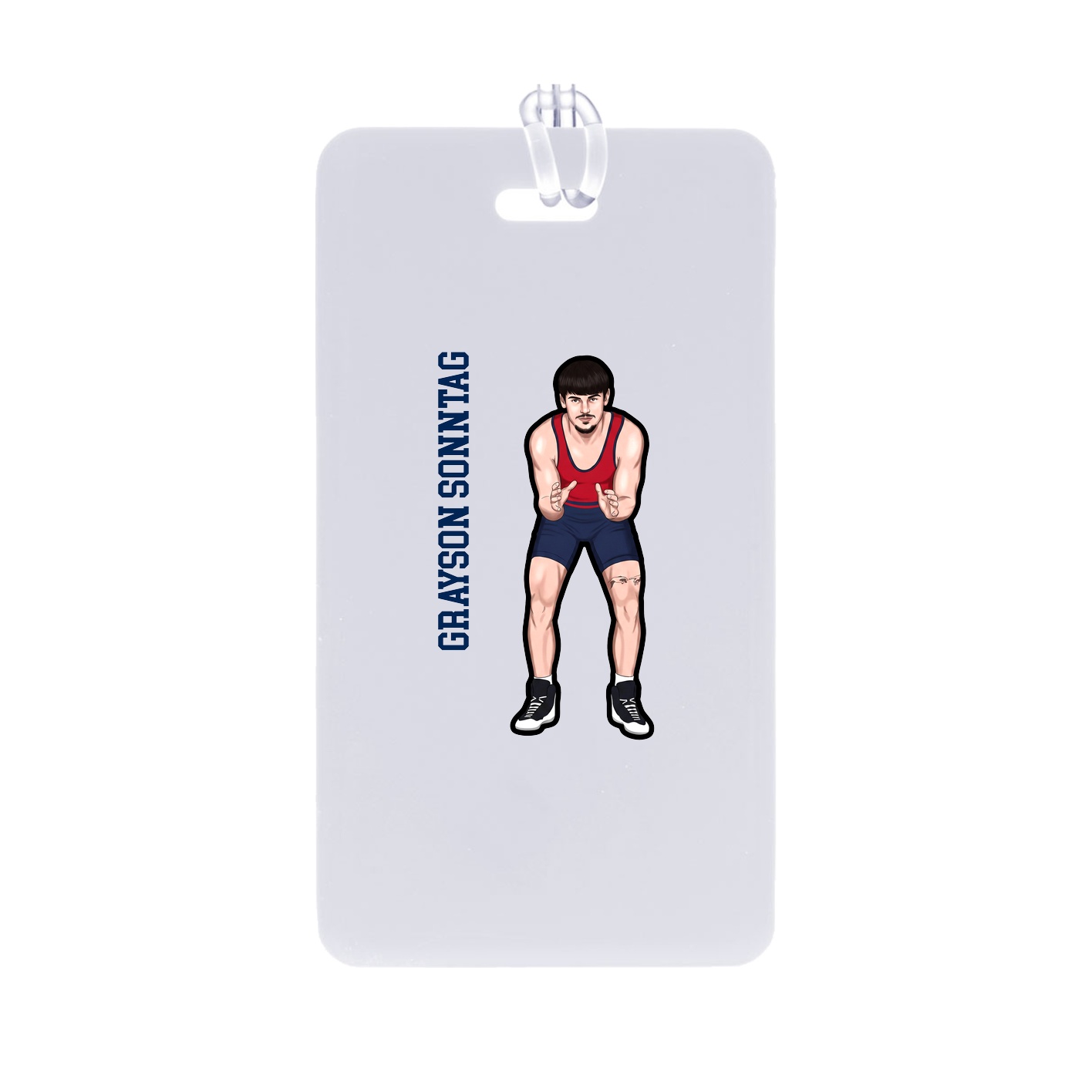 Bag Tag — Name Vertical in Classic