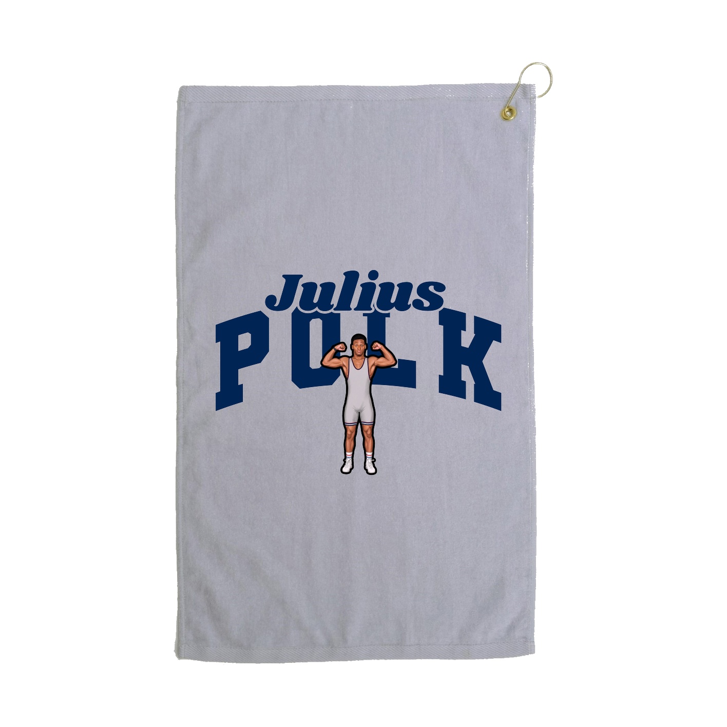 Golf Towel — Signature Arch in Grey