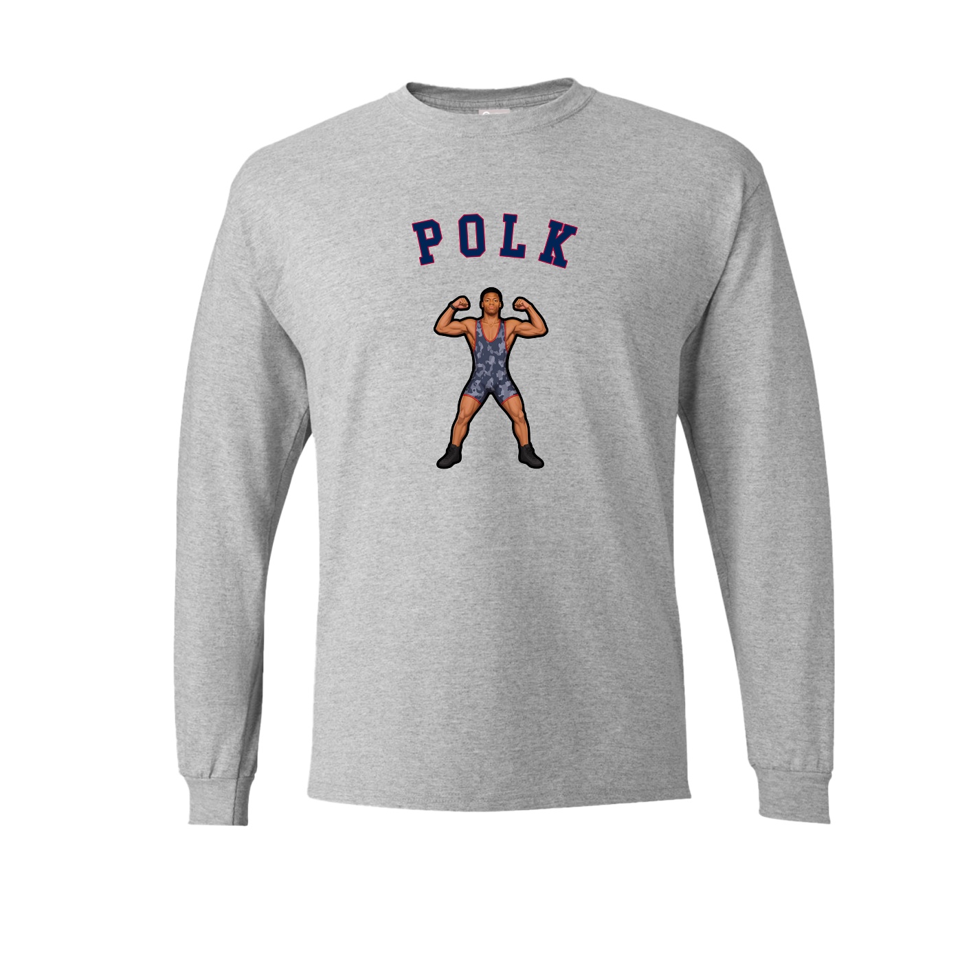Long Sleeve Tee — Shirsey Arch in Grey