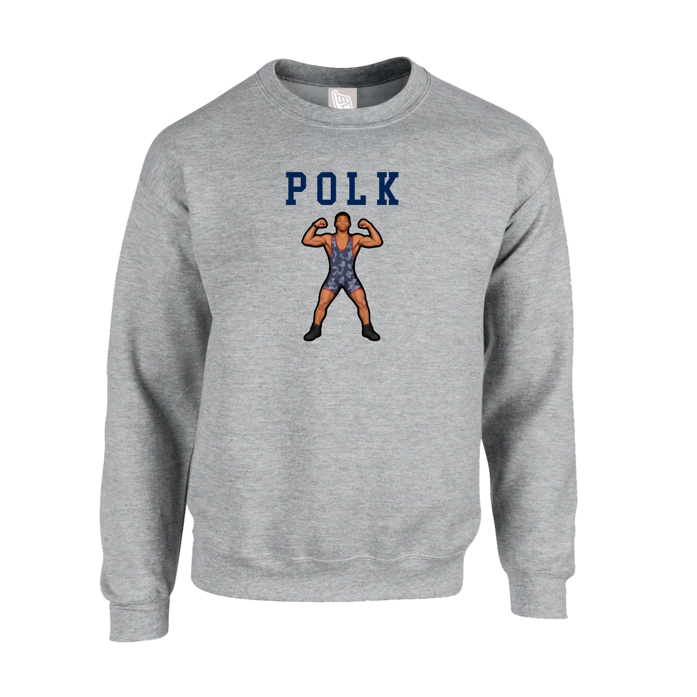 Fleece Crew — Shirsey in Grey