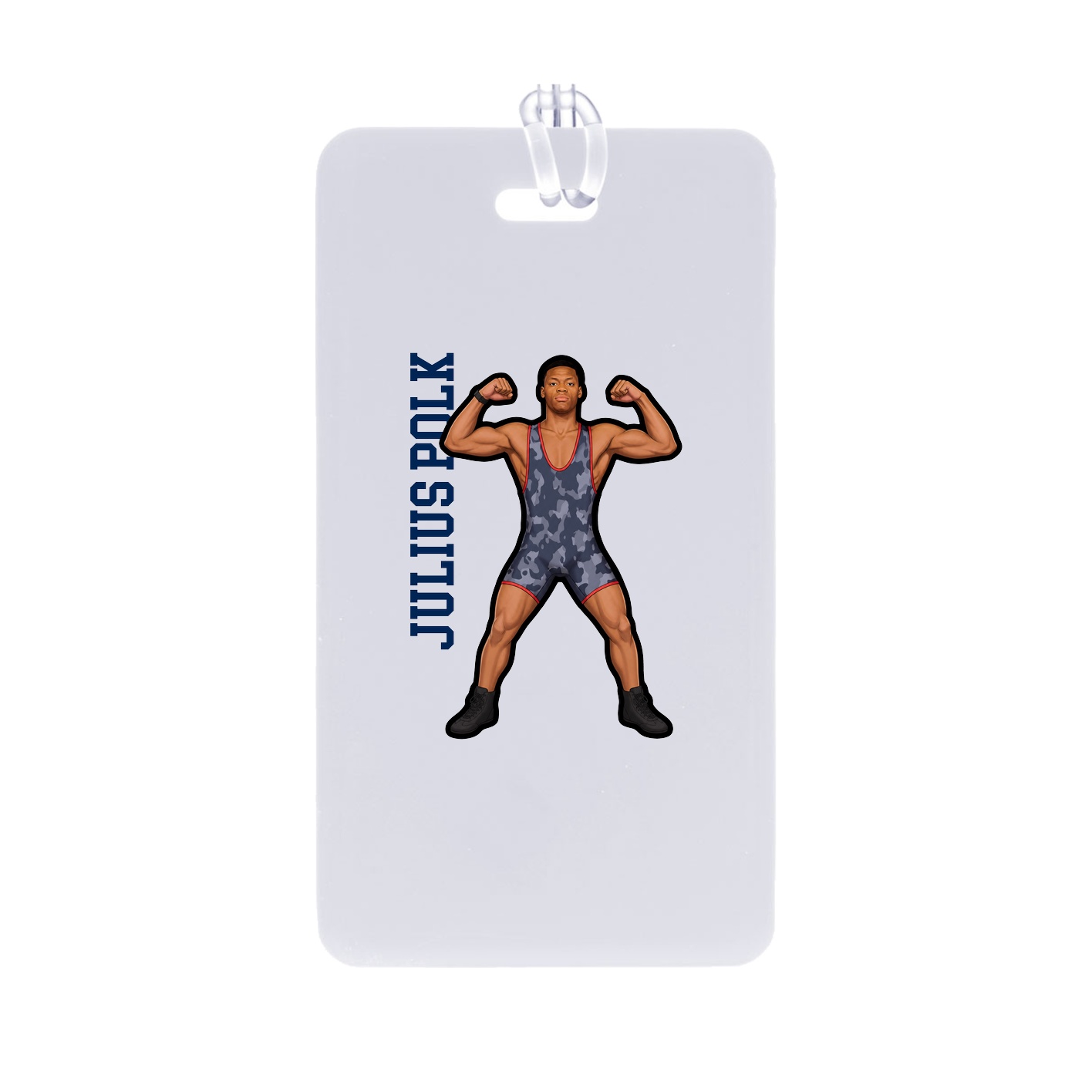 Bag Tag — Name Vertical in Classic