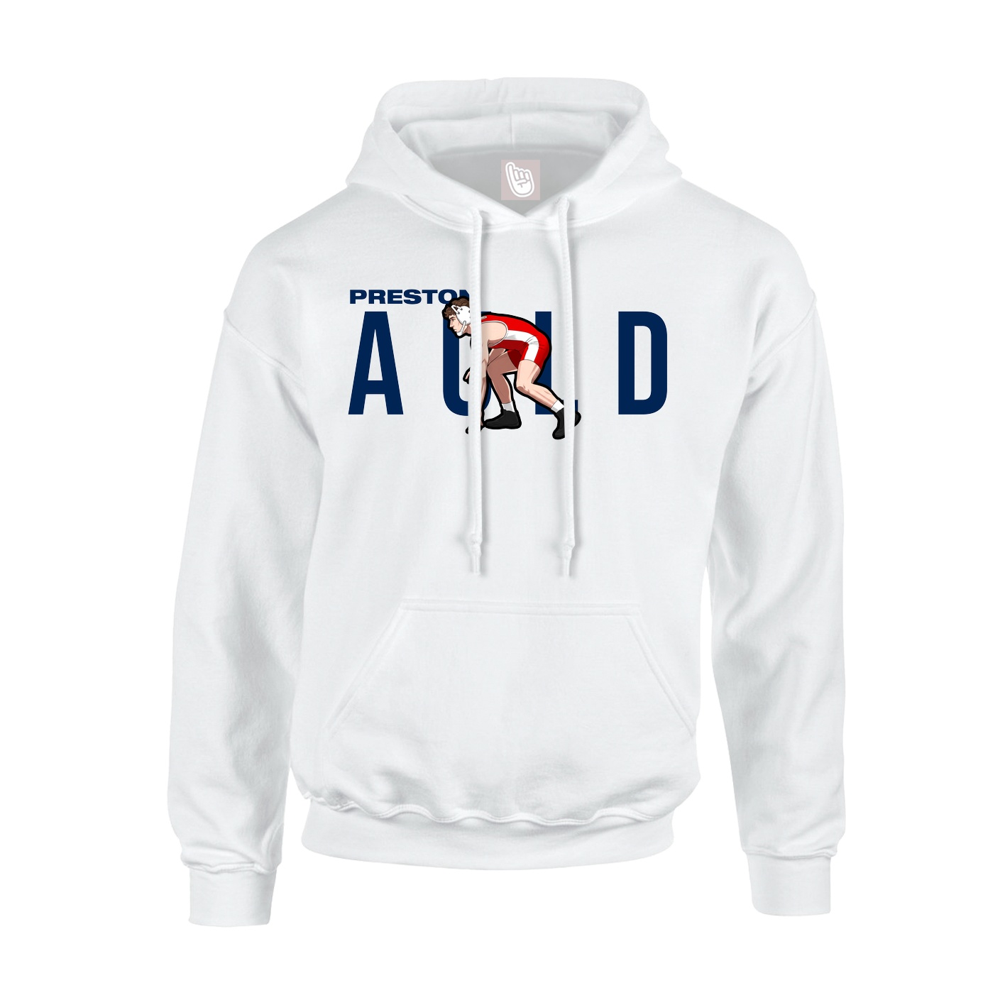 Hoodie — Player Name in White