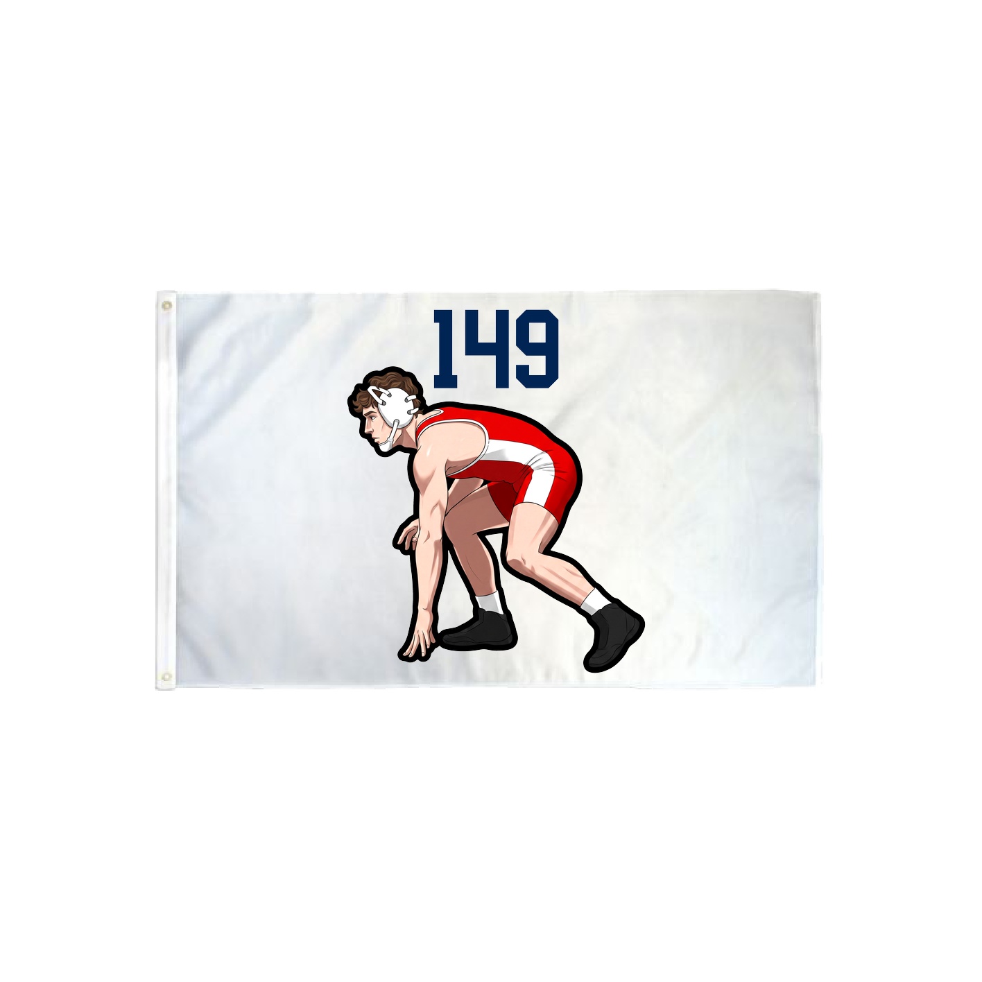 3x5 Flag — Number Top in Classic