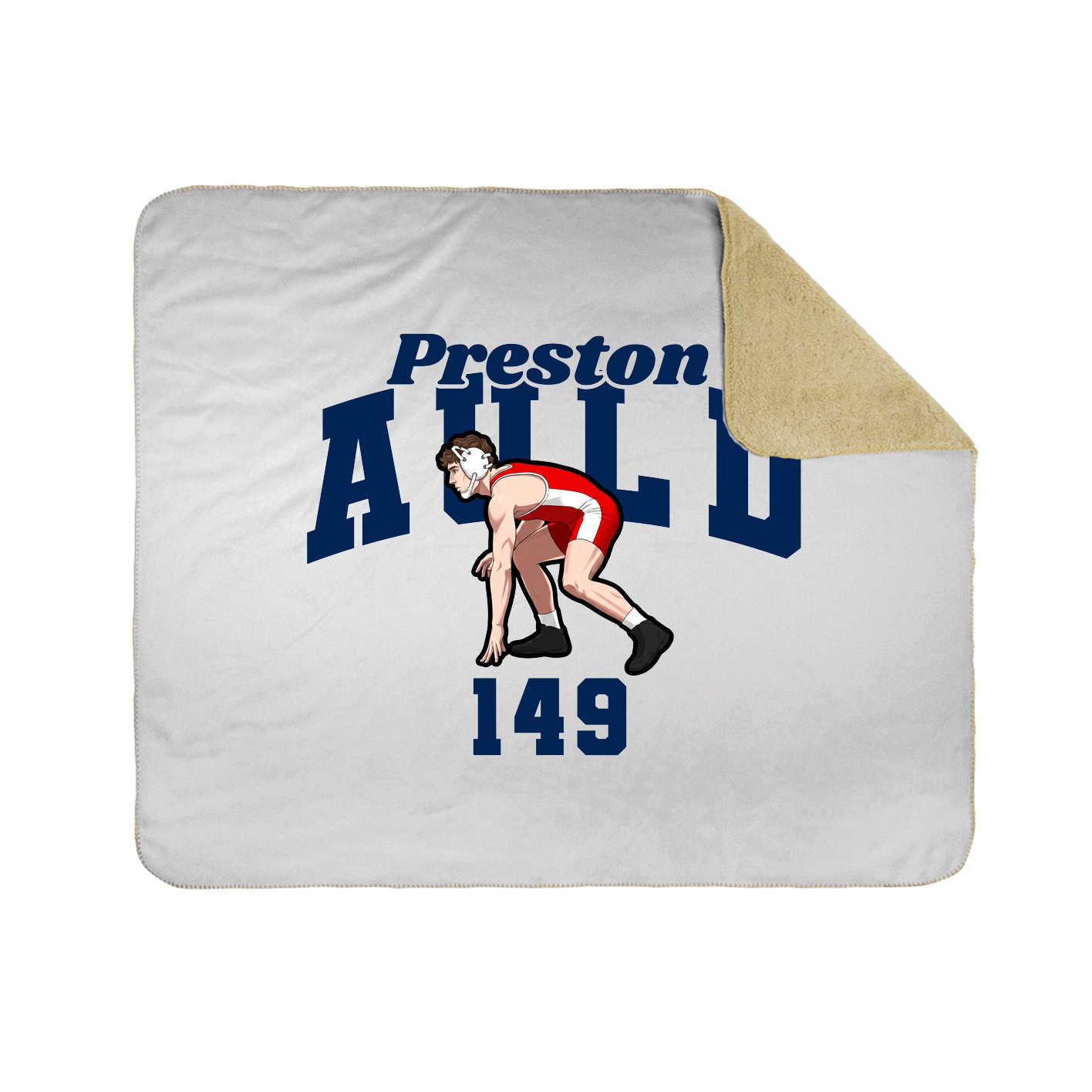 Throw Blanket — Signature Arch in White