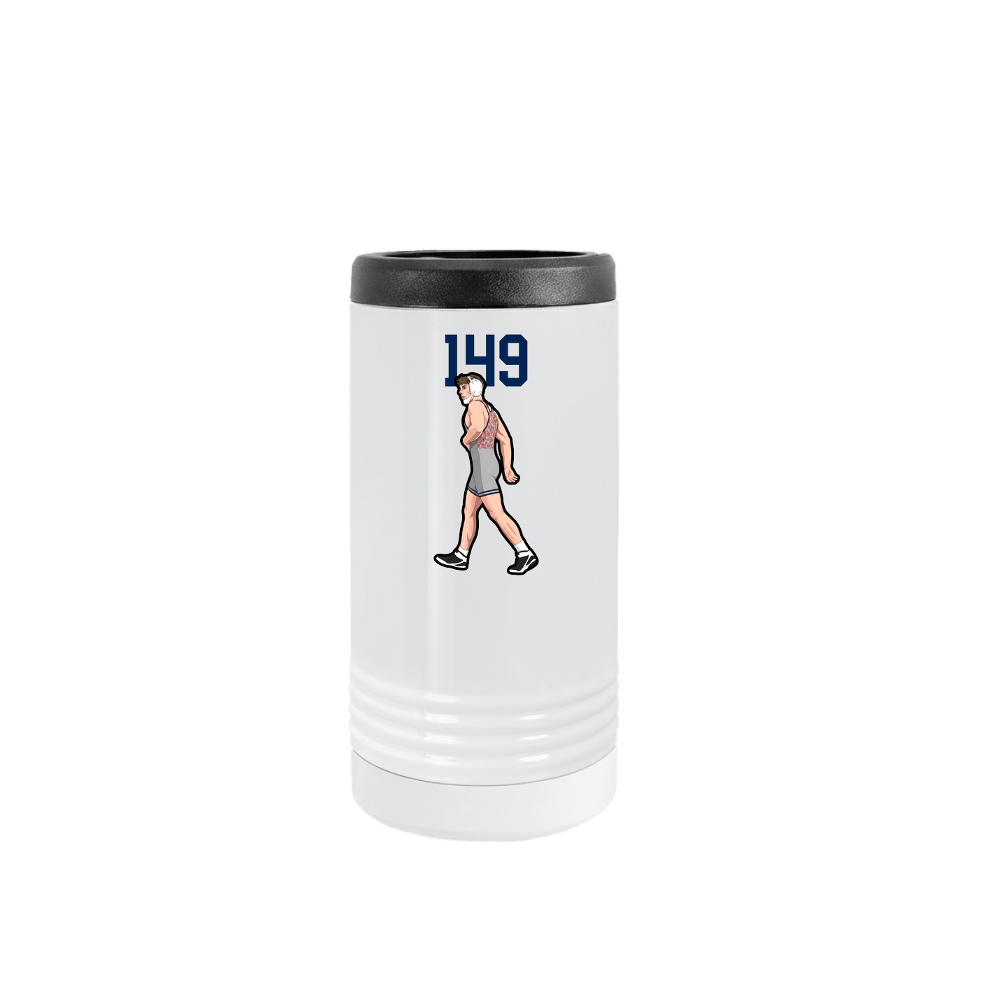 Slim Beverage Holder — Number Top in White