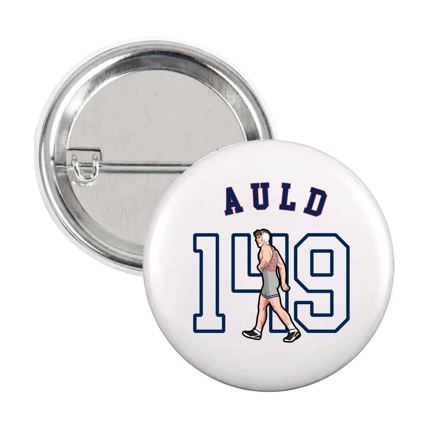 Game Day Button — Shirsey Arch in White