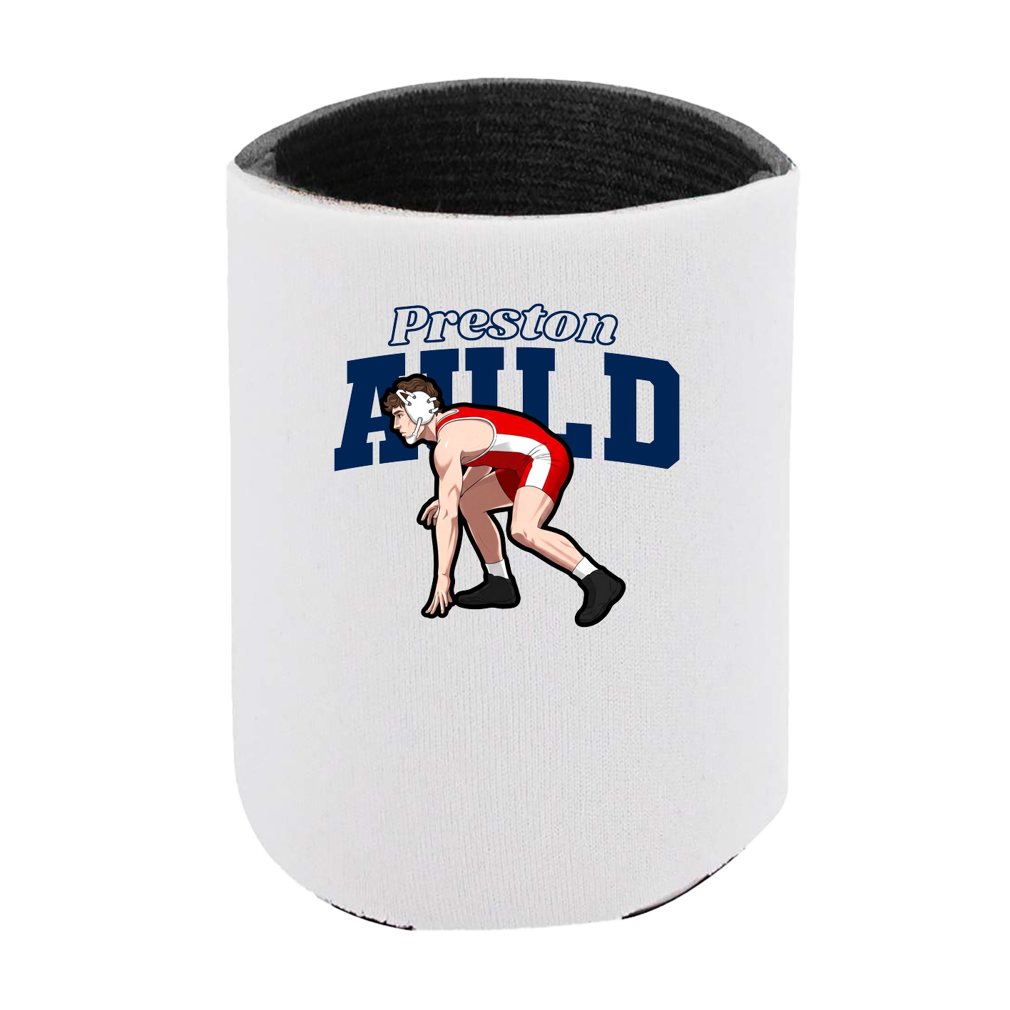 Can Holder — Name Arch in White