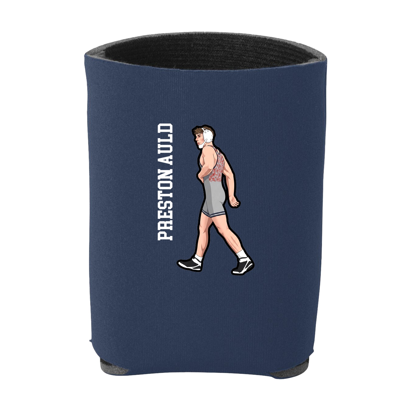 Can Holder — Name Vertical in Navy