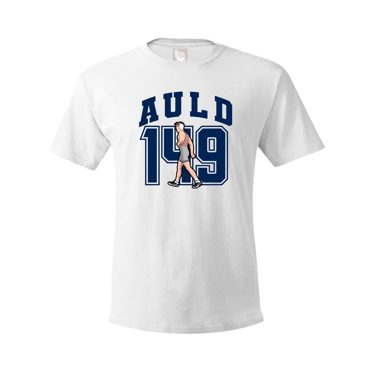 Youth Tee — Number in White