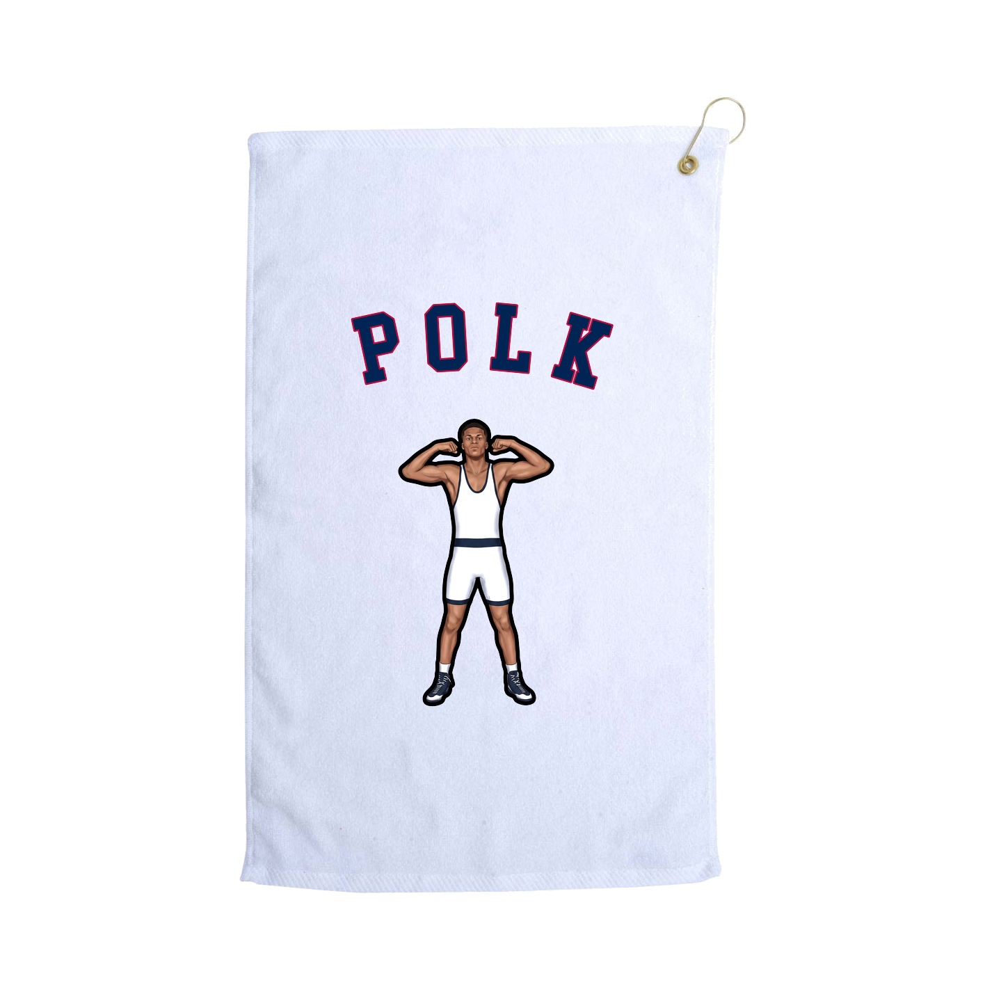Golf Towel — Shirsey Arch in White