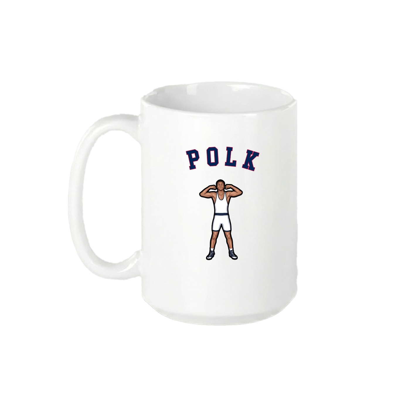 15oz Coffee Mug — Shirsey Arch in White