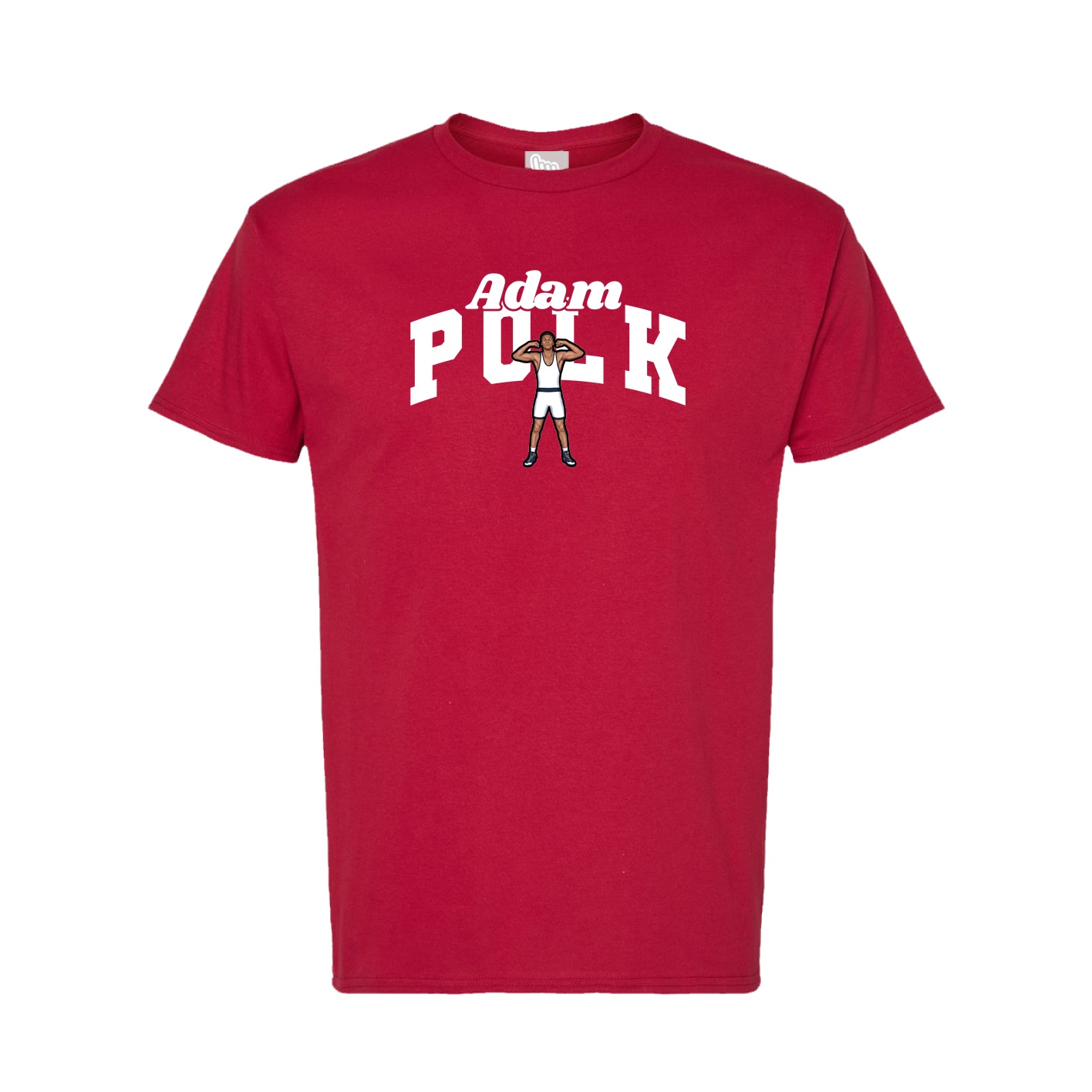 Tee — Signature Arch in Crimson