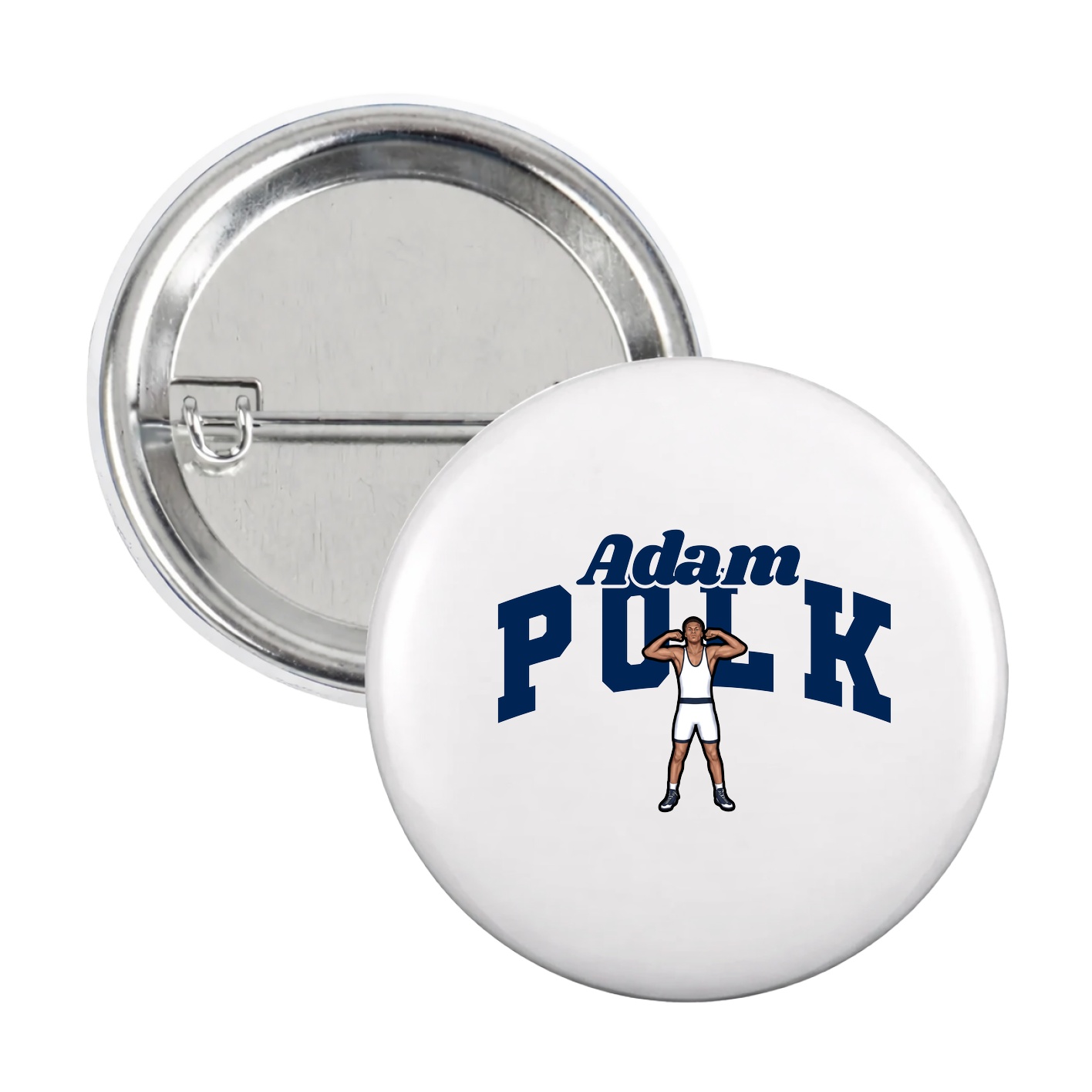 Game Day Button — Signature Arch in White