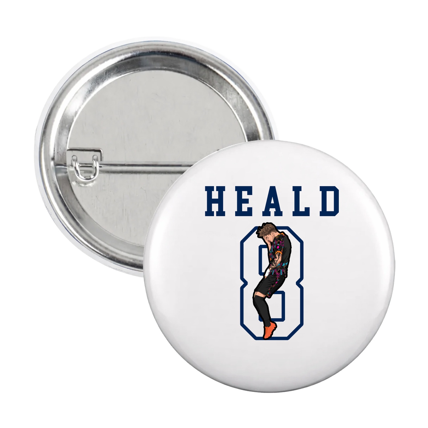Game Day Button — Shirsey in White