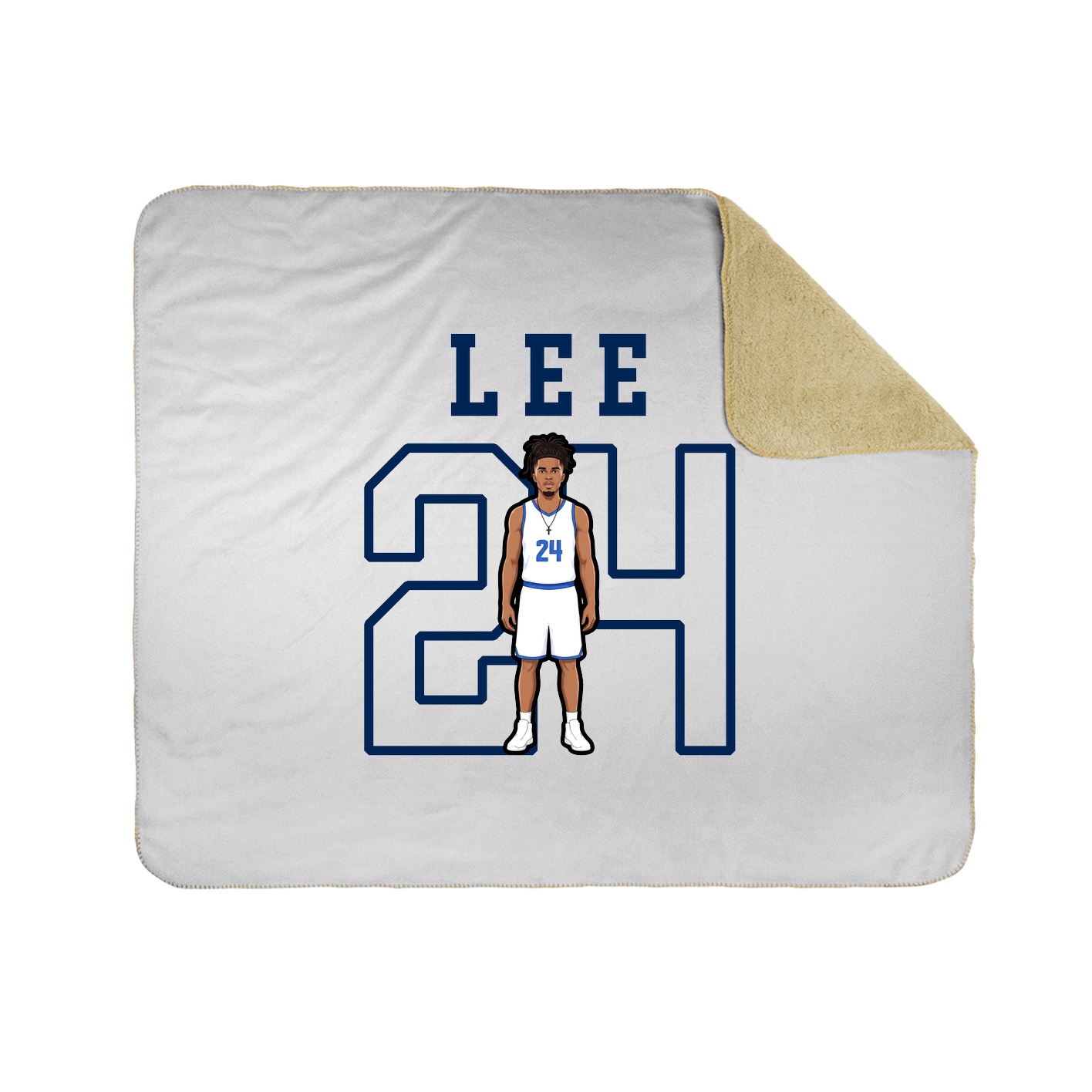Throw Blanket — Shirsey in White