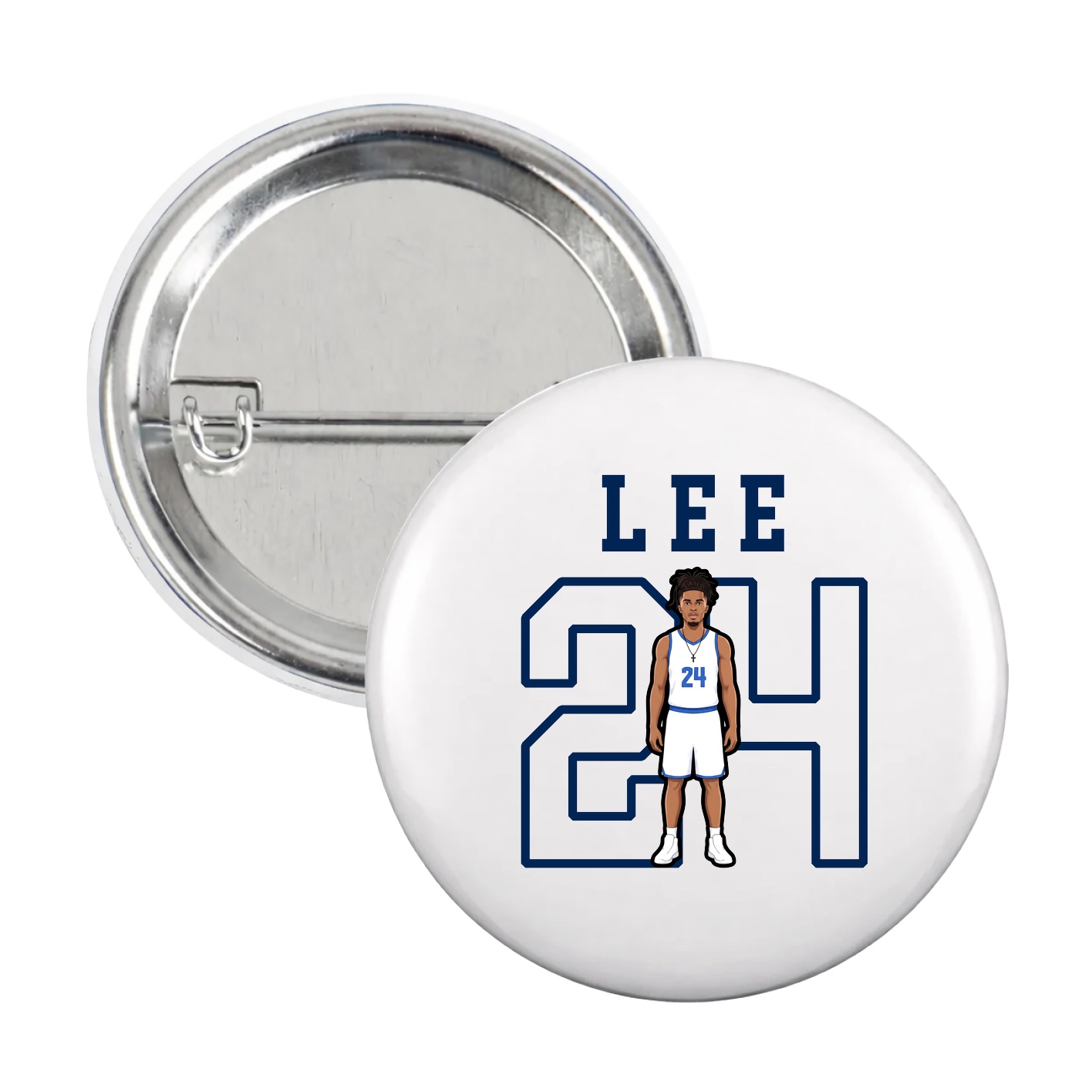Game Day Button — Shirsey in White