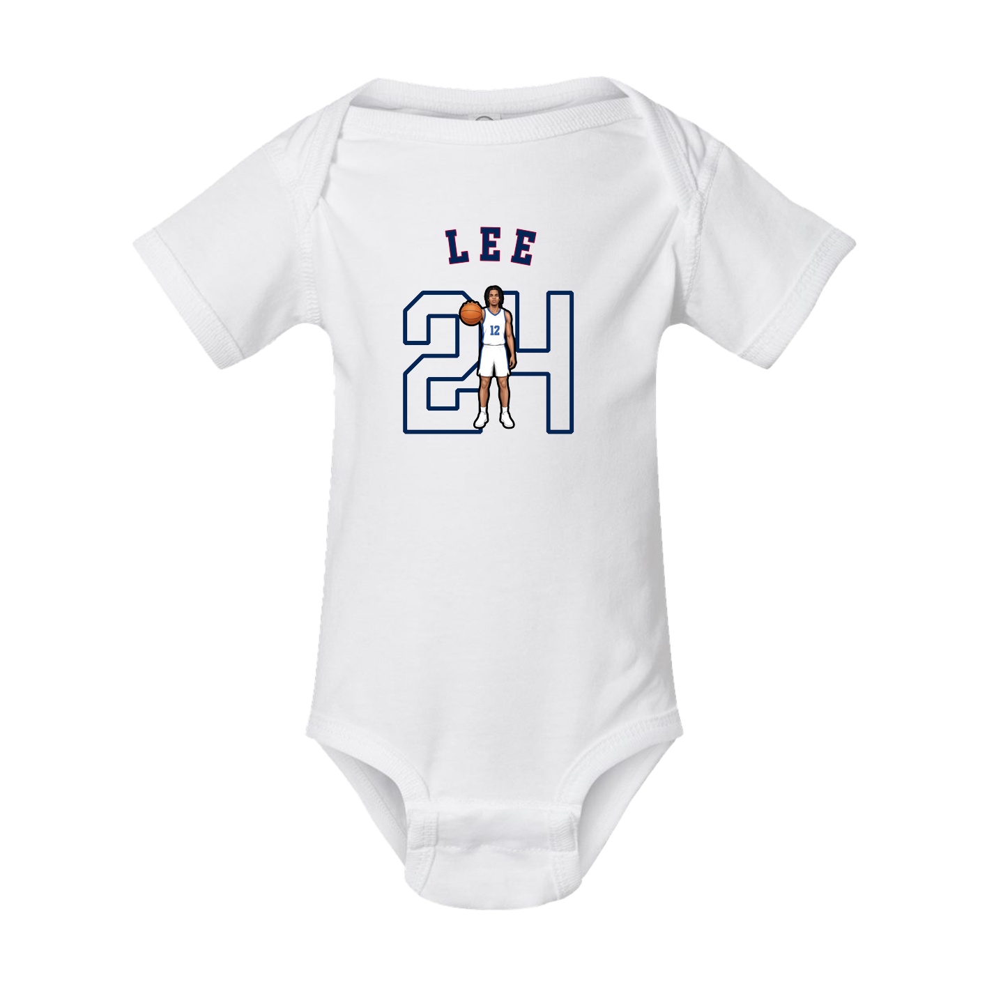 Baby Onesie — Shirsey Arch in White
