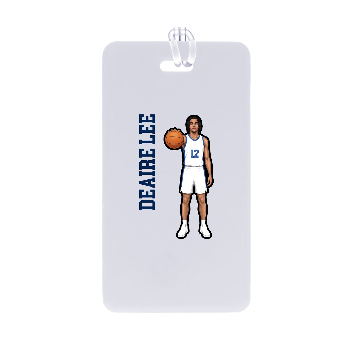 Bag Tag — Name Vertical in Classic