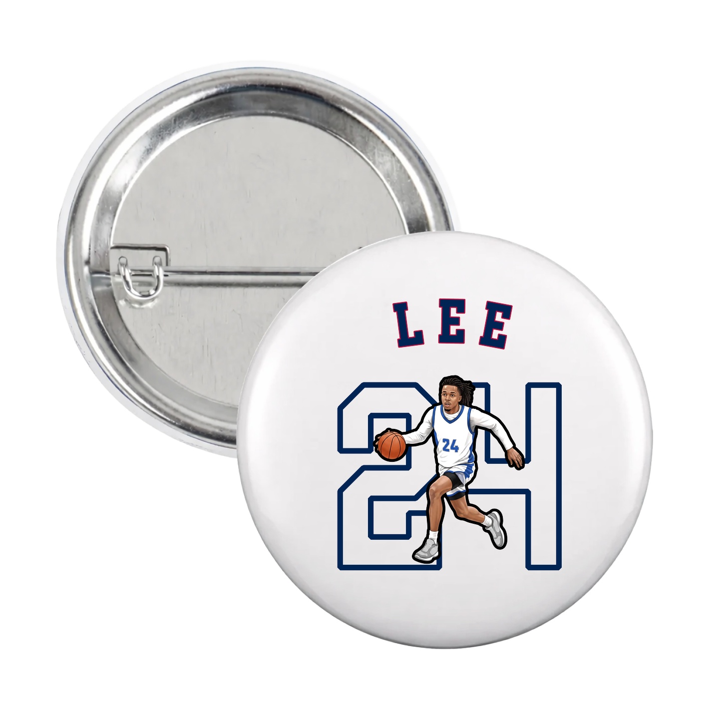 Game Day Button — Shirsey Arch in White