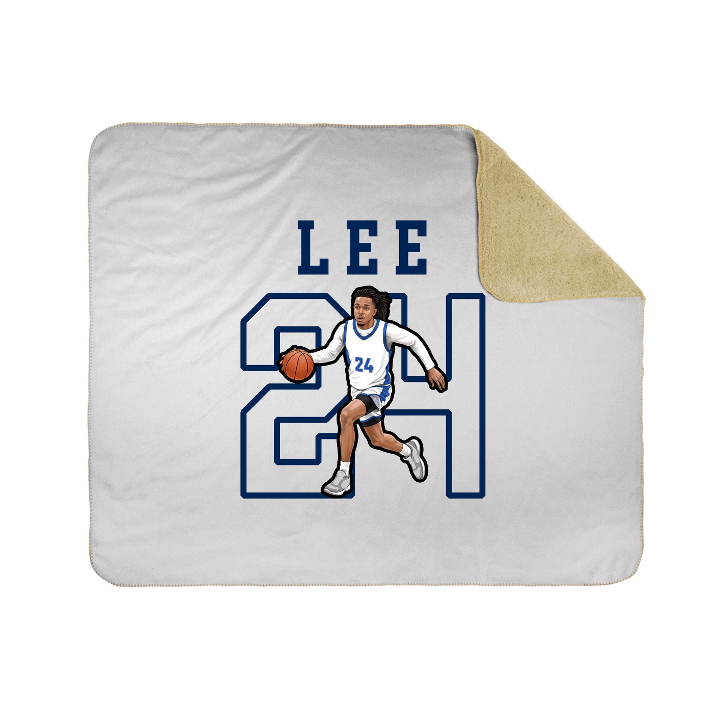Throw Blanket — Shirsey in White