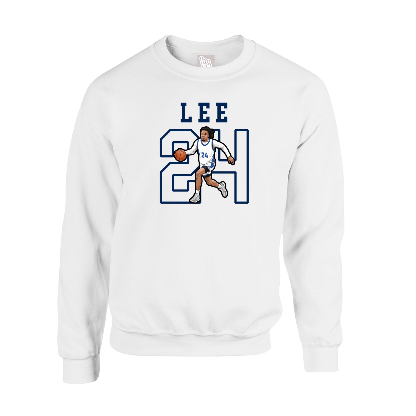 Fleece Crew — Shirsey in White
