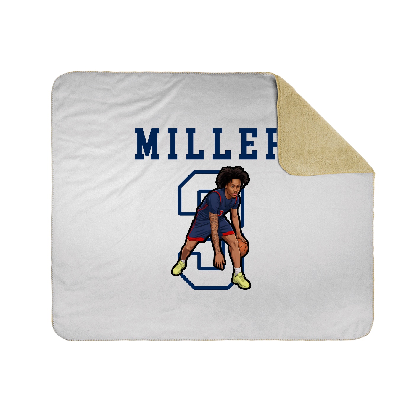 Throw Blanket — Shirsey in White