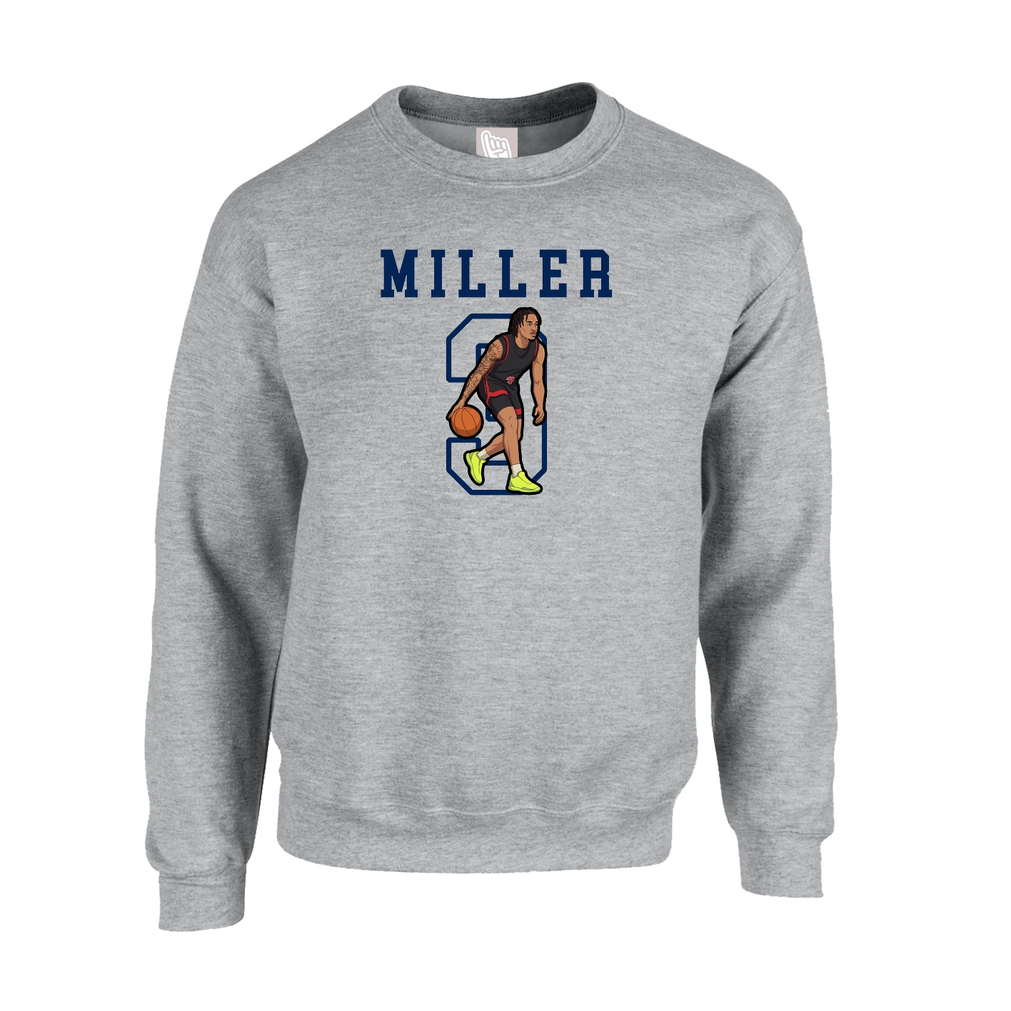 Fleece Crew — Shirsey in Grey