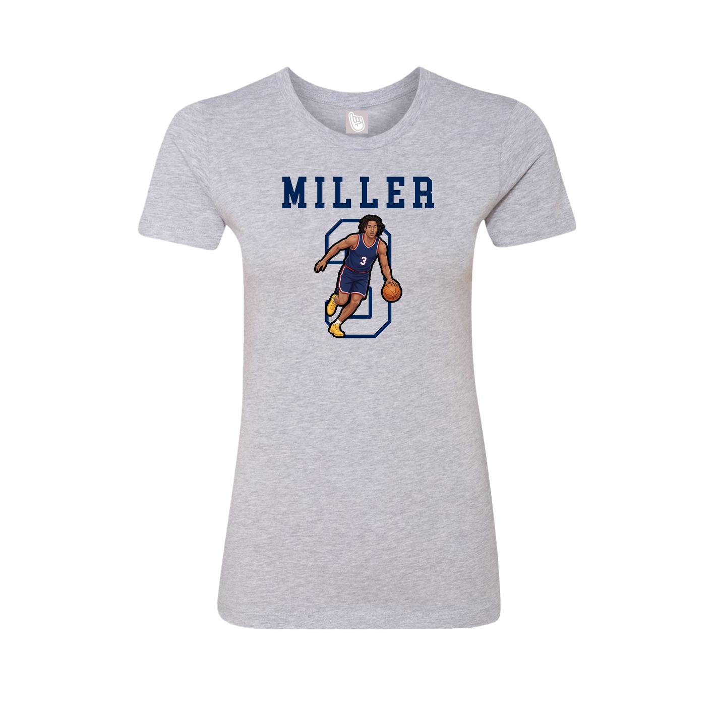 Fitted Women's Tee — Shirsey in Grey