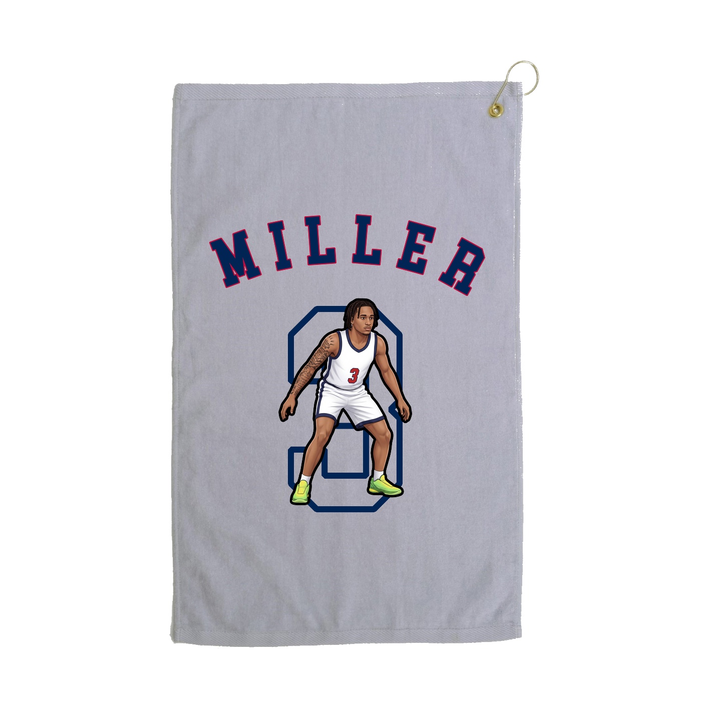 Golf Towel — Shirsey Arch in Grey