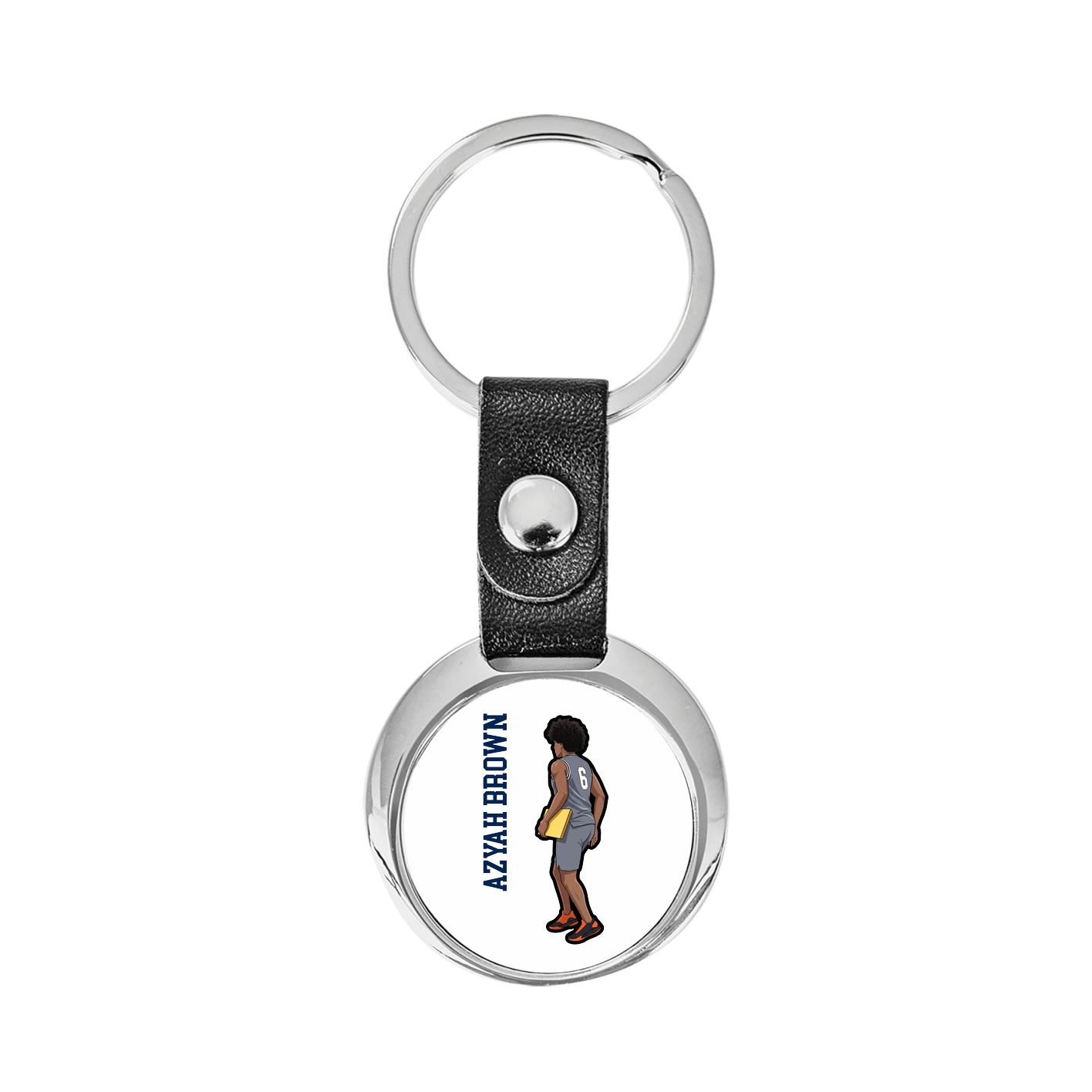 Key Chain — Name Vertical in Classic