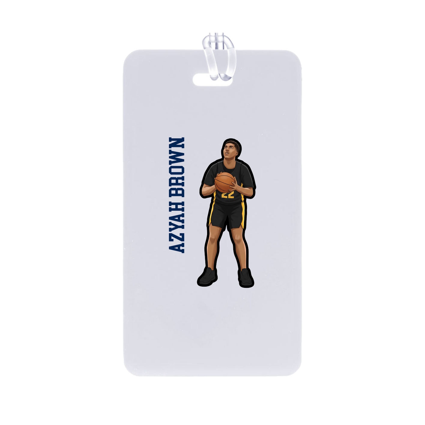 Bag Tag — Name Vertical in Classic