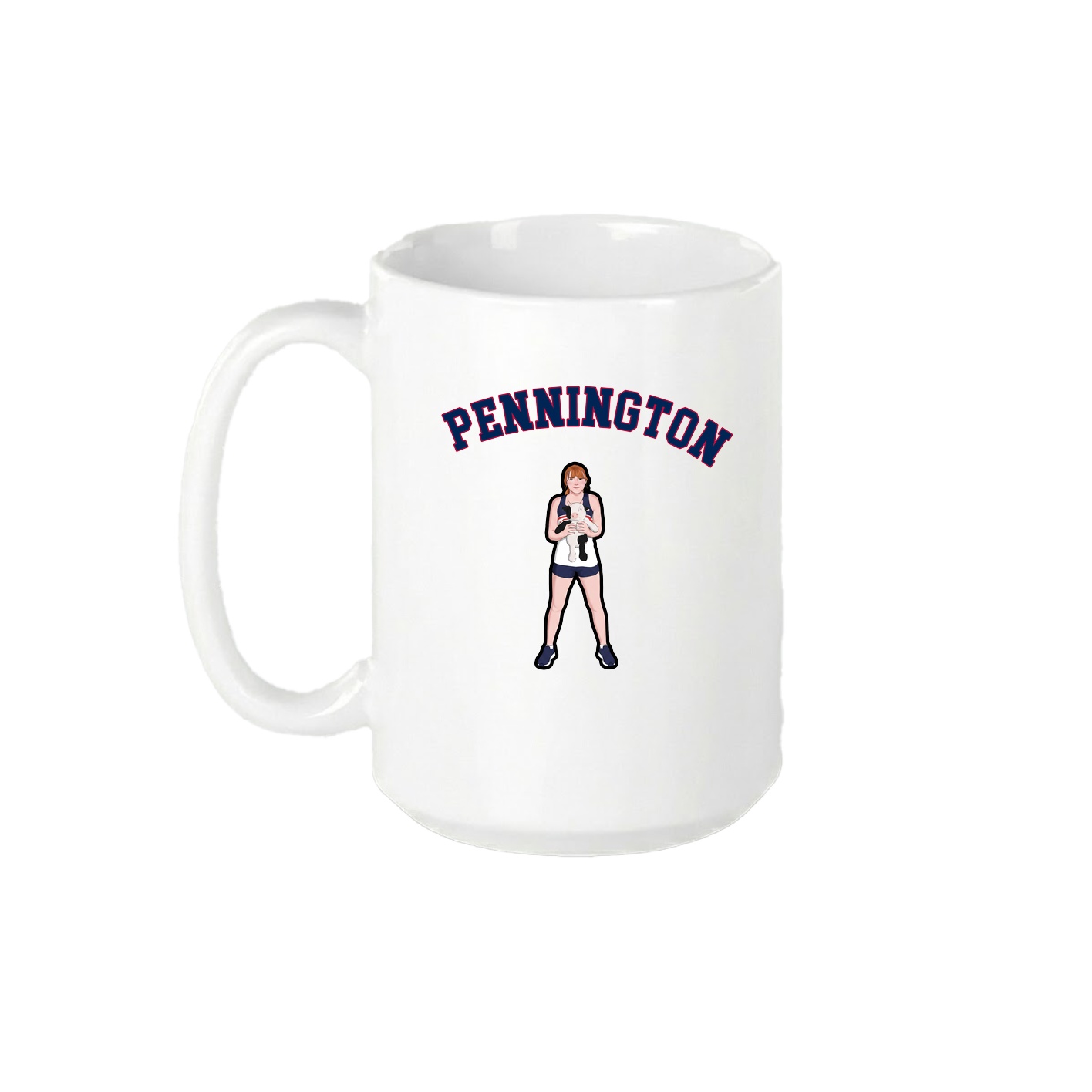 15oz Coffee Mug — Shirsey Arch in White