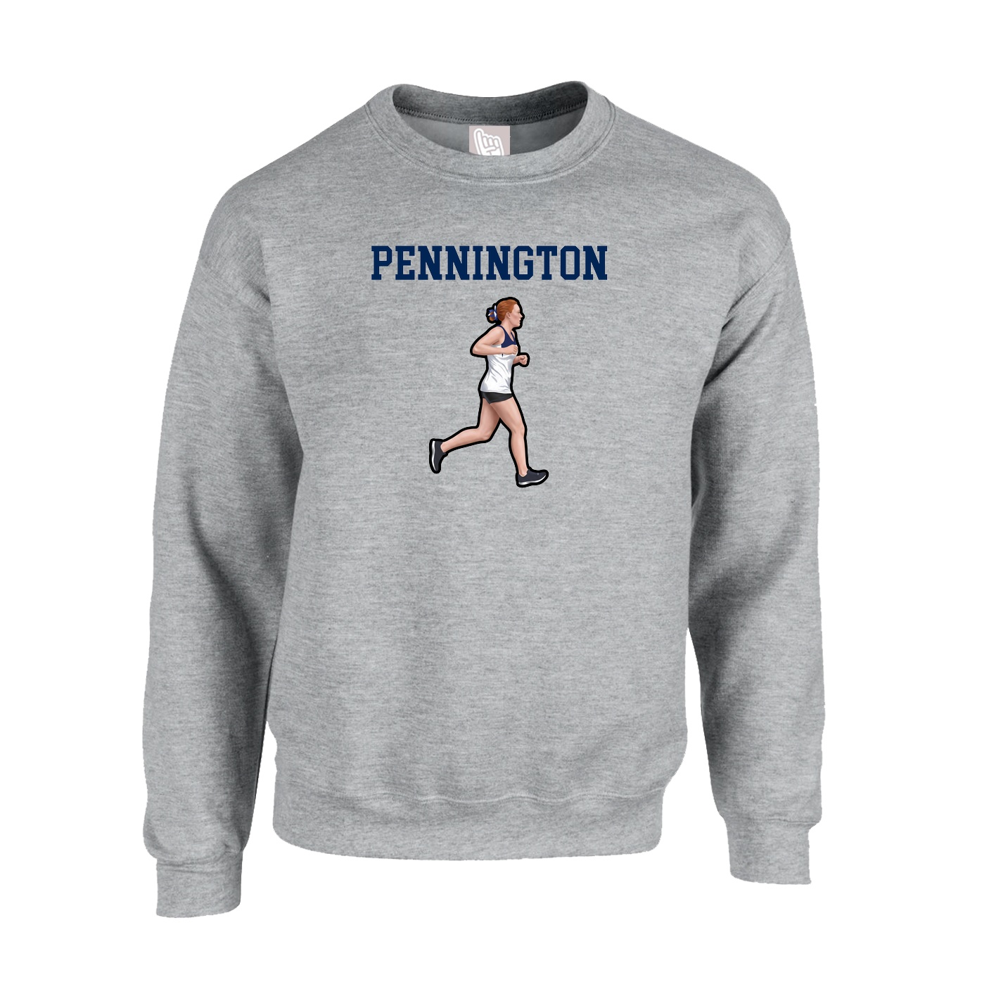 Fleece Crew — Shirsey in Grey