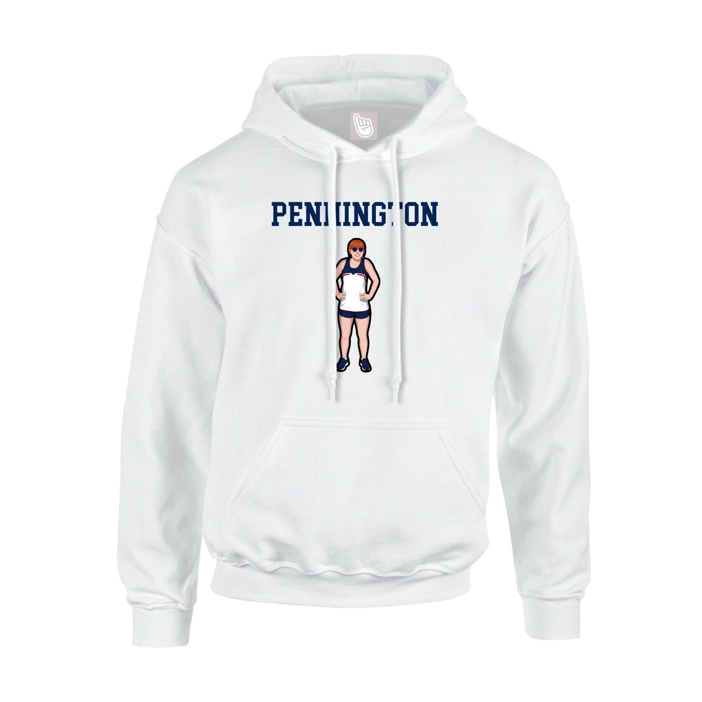 Hoodie — Shirsey in White