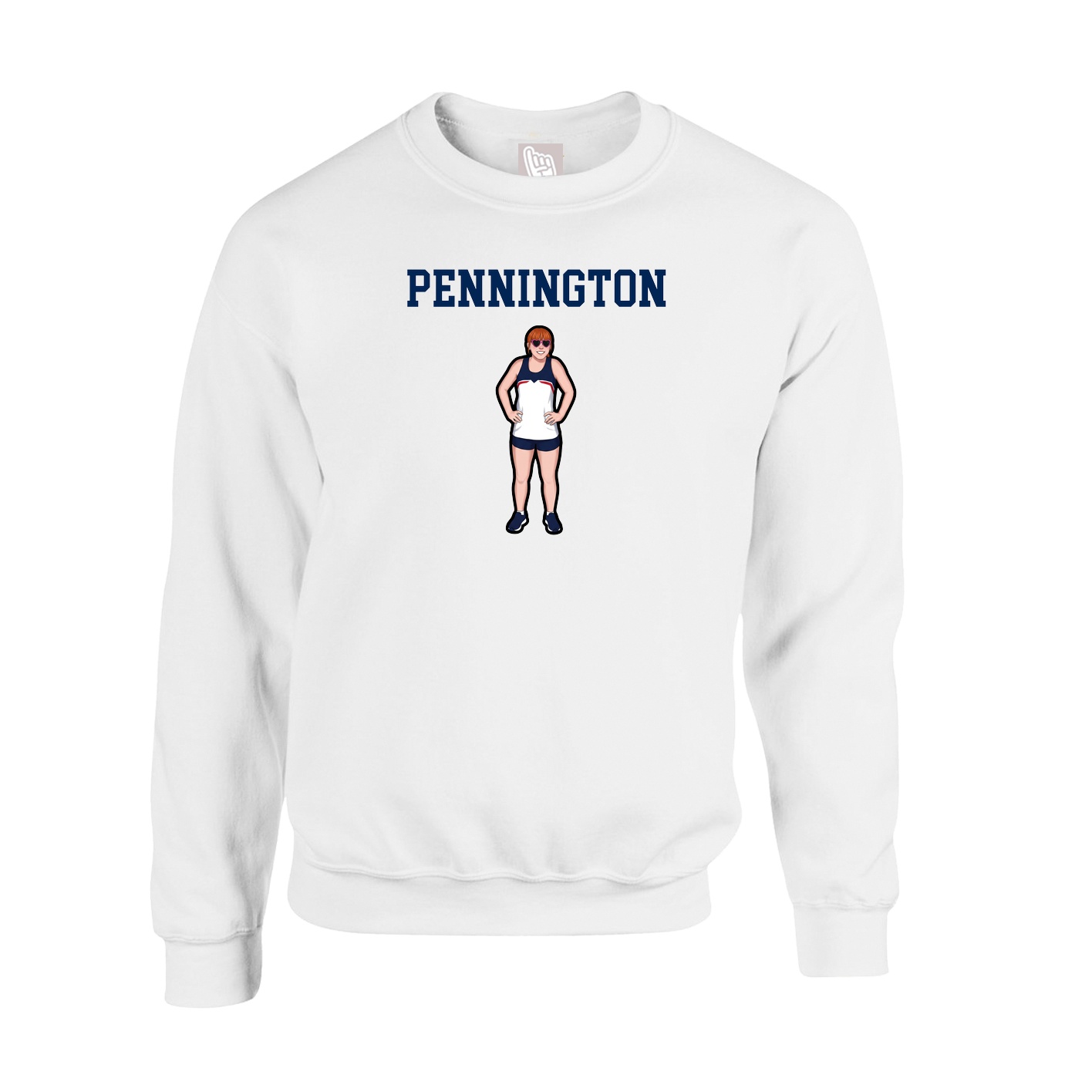 Fleece Crew — Shirsey in White