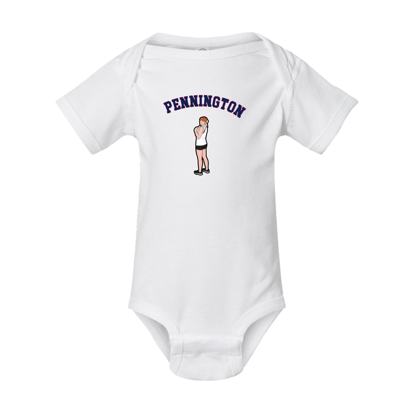 Baby Onesie — Shirsey Arch in White