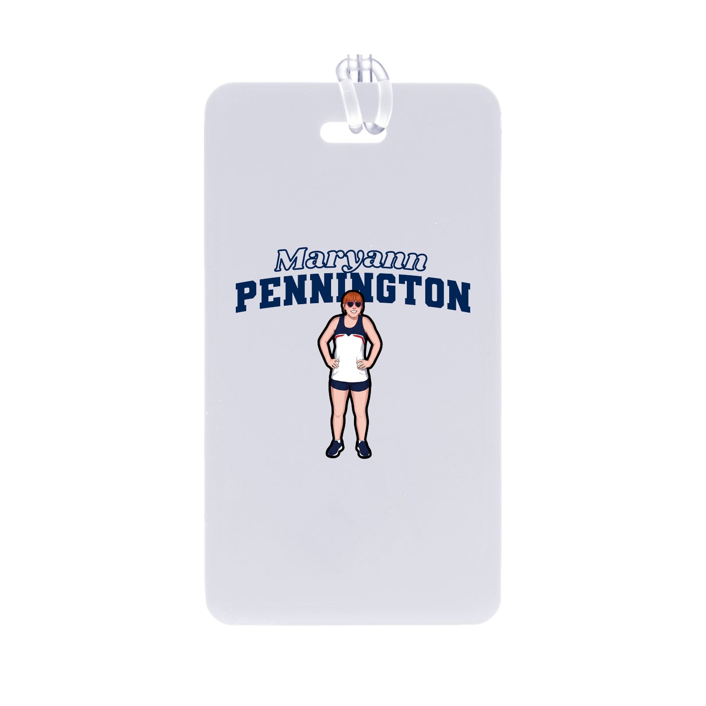 Bag Tag — Name Arch in Classic