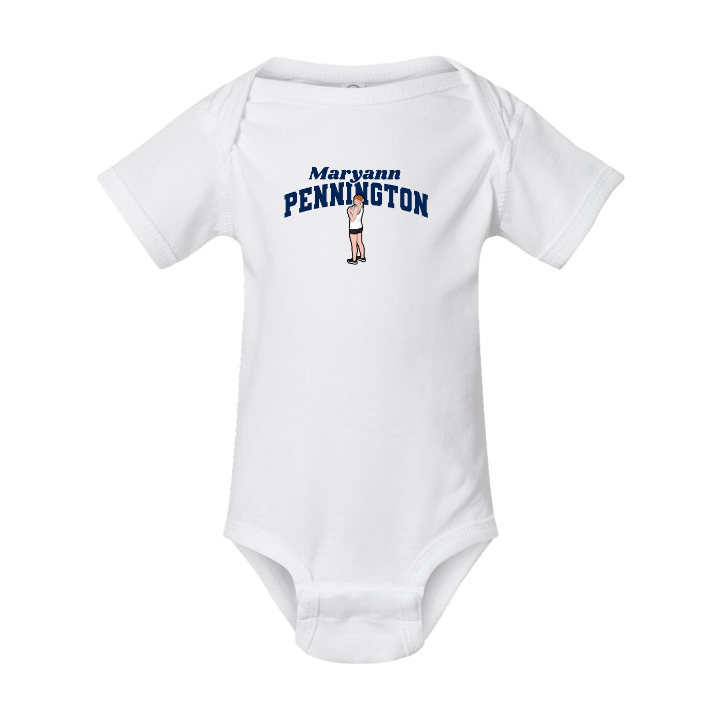 Baby Onesie — Signature Arch in White