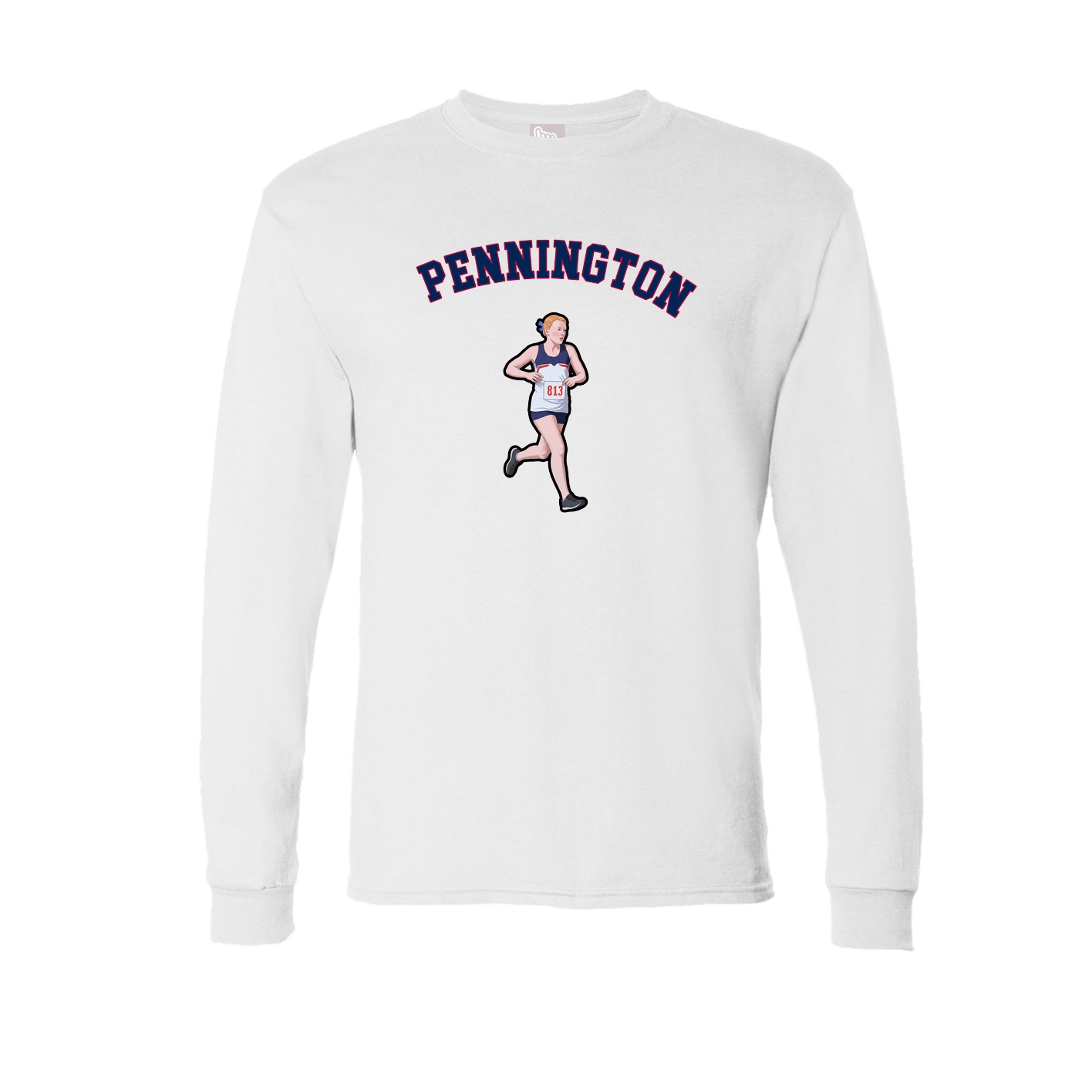 Long Sleeve Tee — Shirsey Arch in White