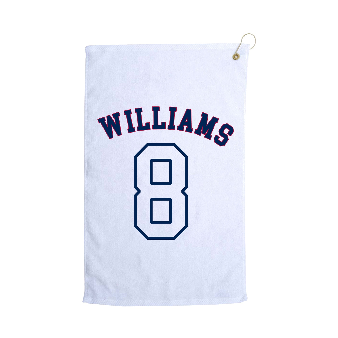 Golf Towel — Shirsey Arch in White