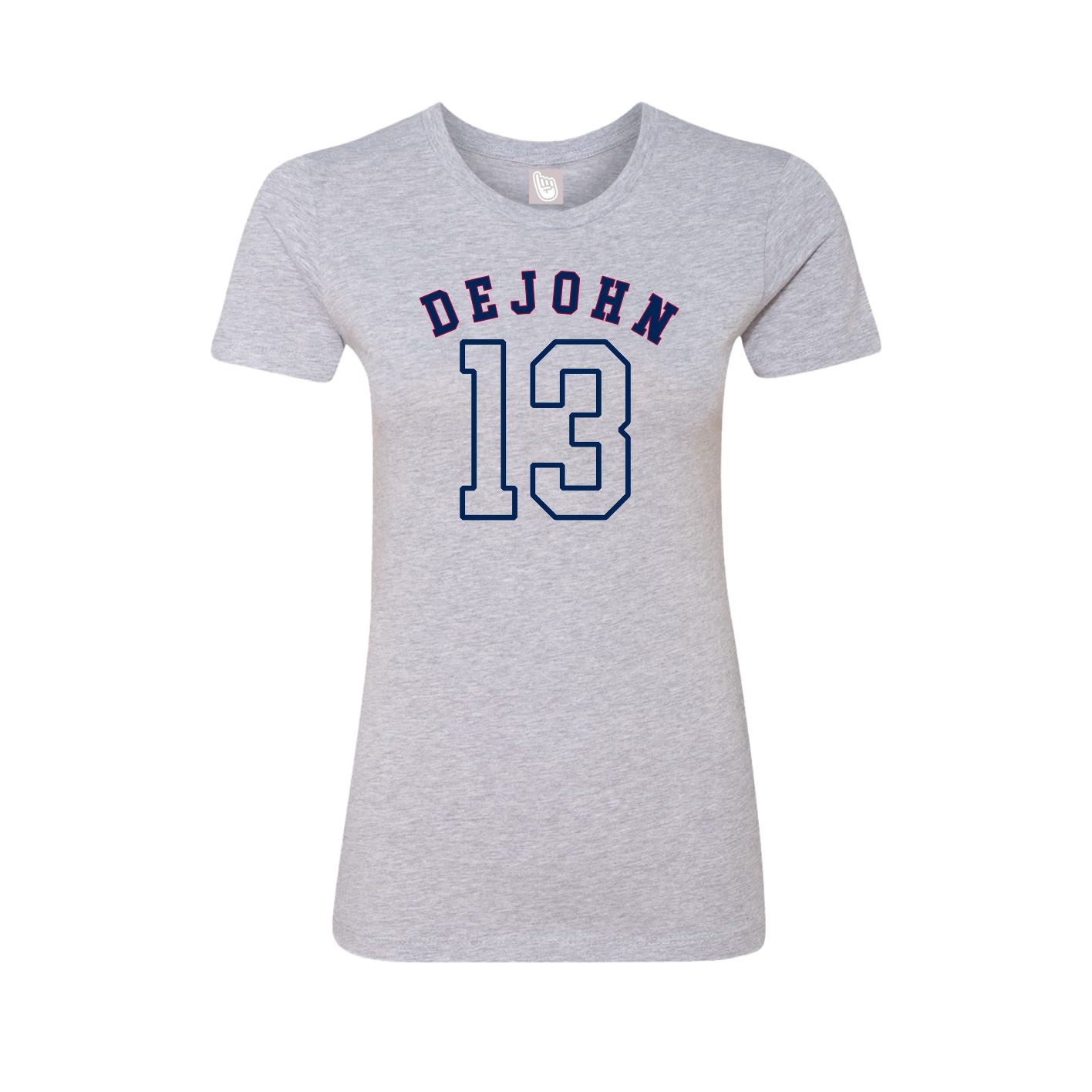 Fitted Women's Tee — Shirsey Arch in Grey