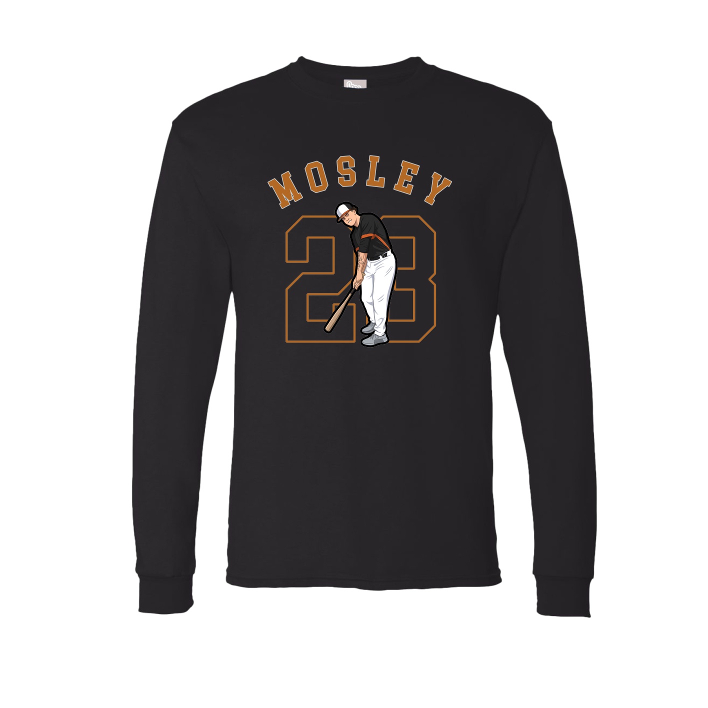 Long Sleeve Tee — Shirsey Arch in Black