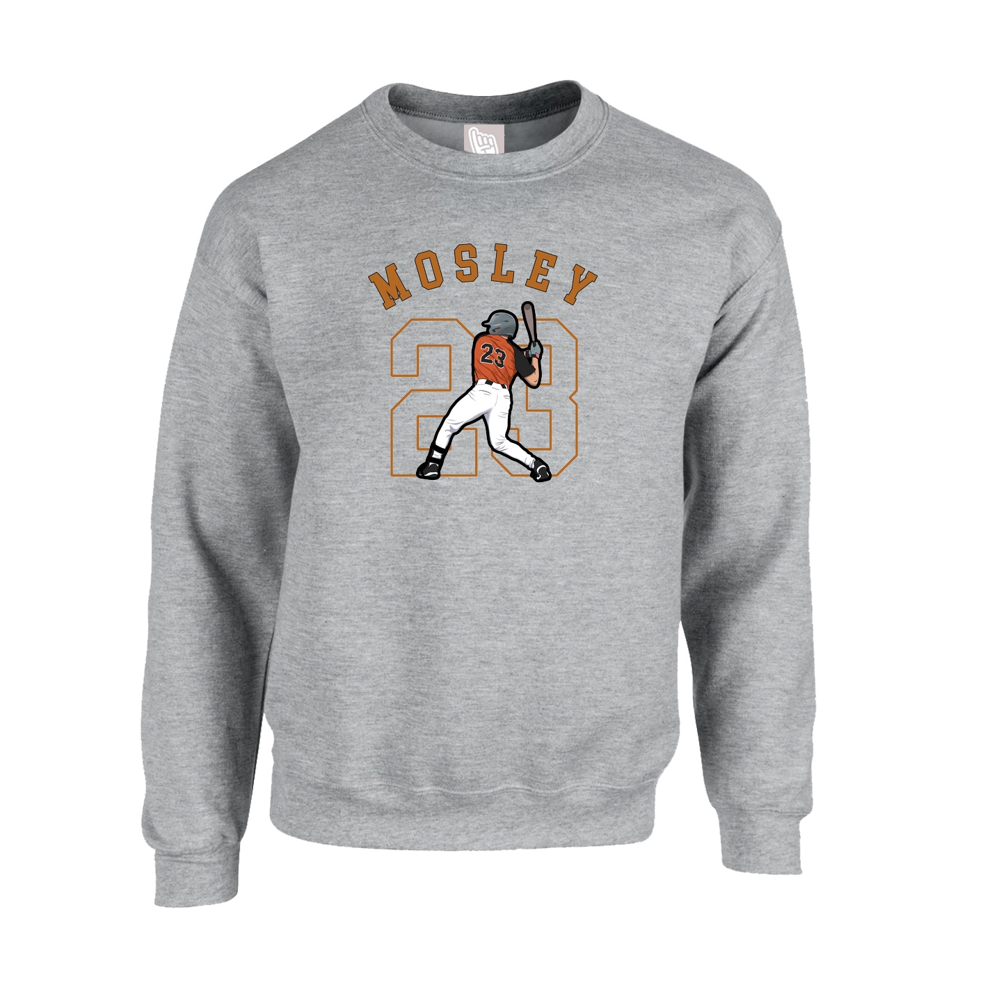 Fleece Crew — Shirsey Arch in Grey