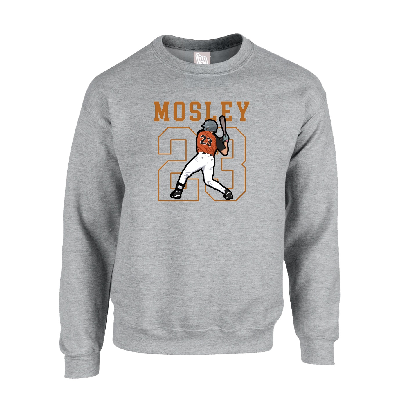 Fleece Crew — Shirsey in Grey