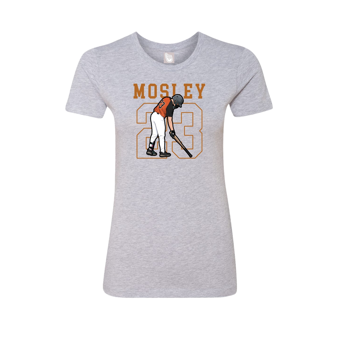 Fitted Women's Tee — Shirsey in Grey