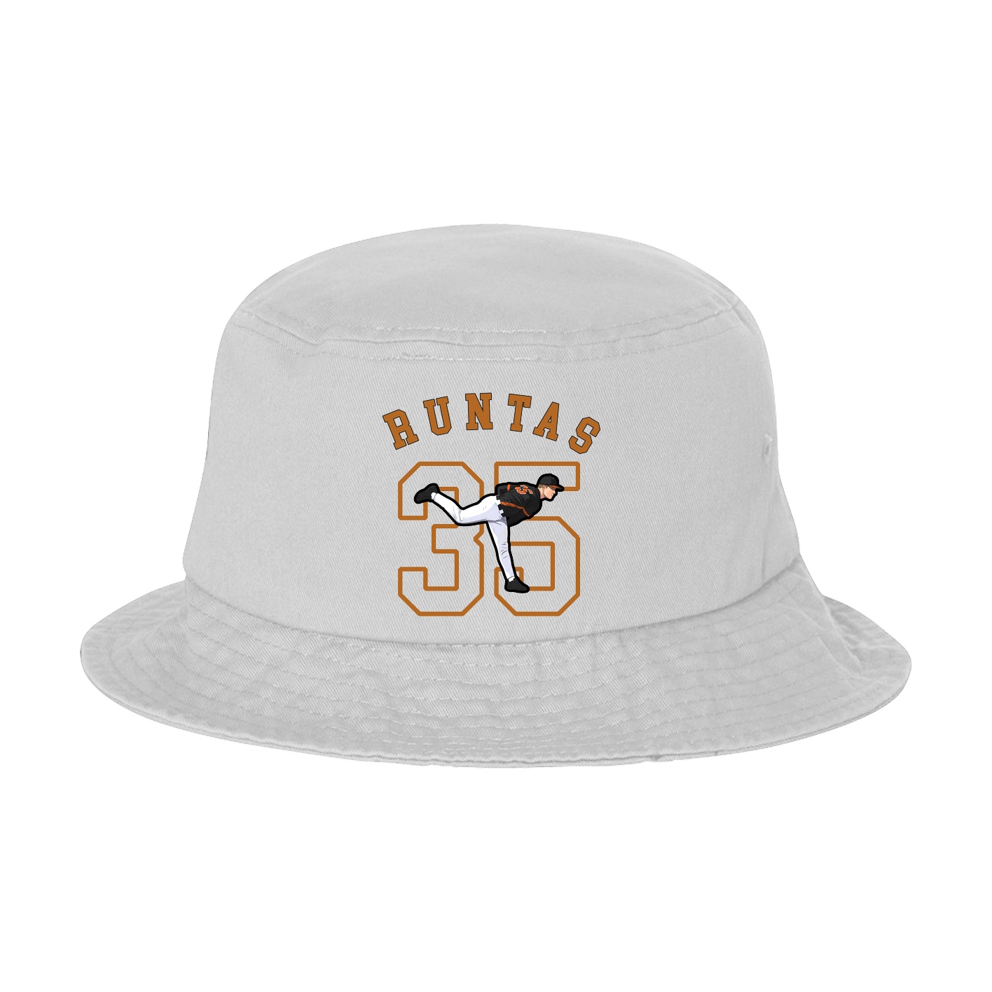 Bucket Cap — Shirsey Arch in White